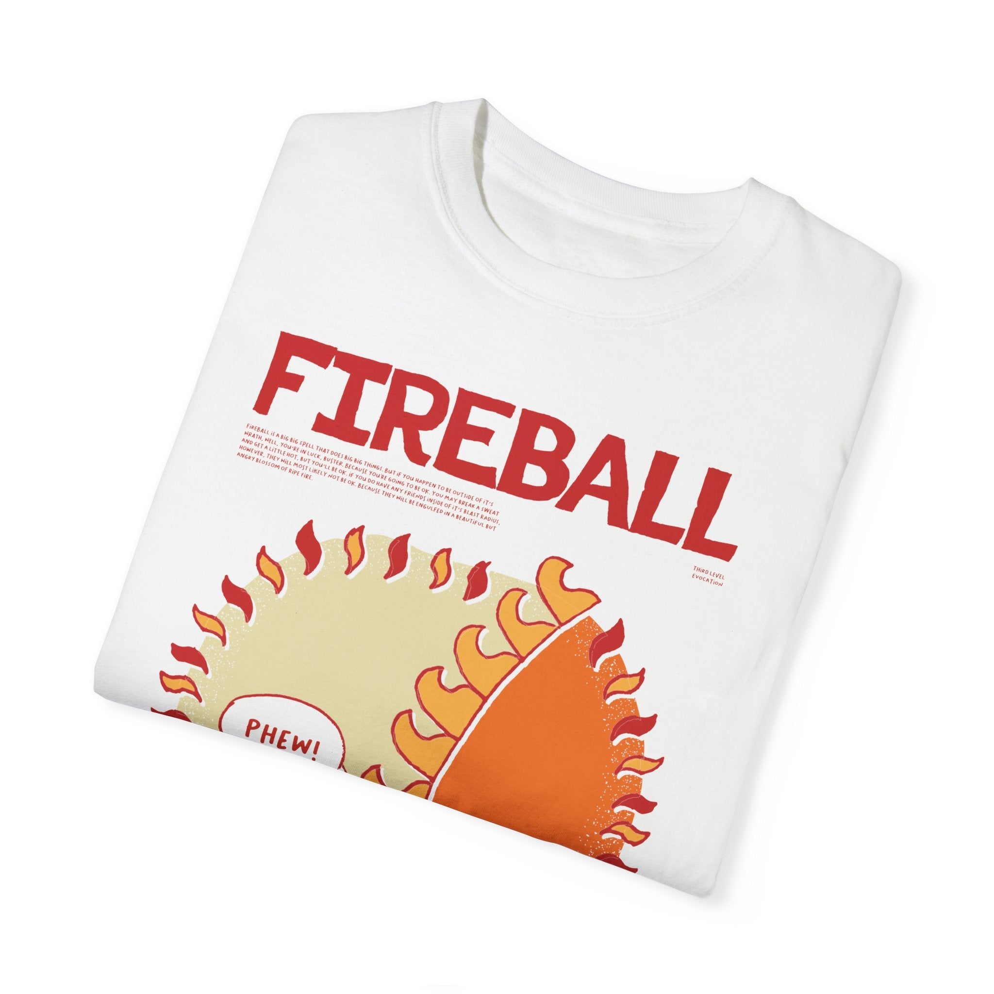 Fireball | T-Shirt - T-Shirt - Ace of Gnomes - 27361425699287061852