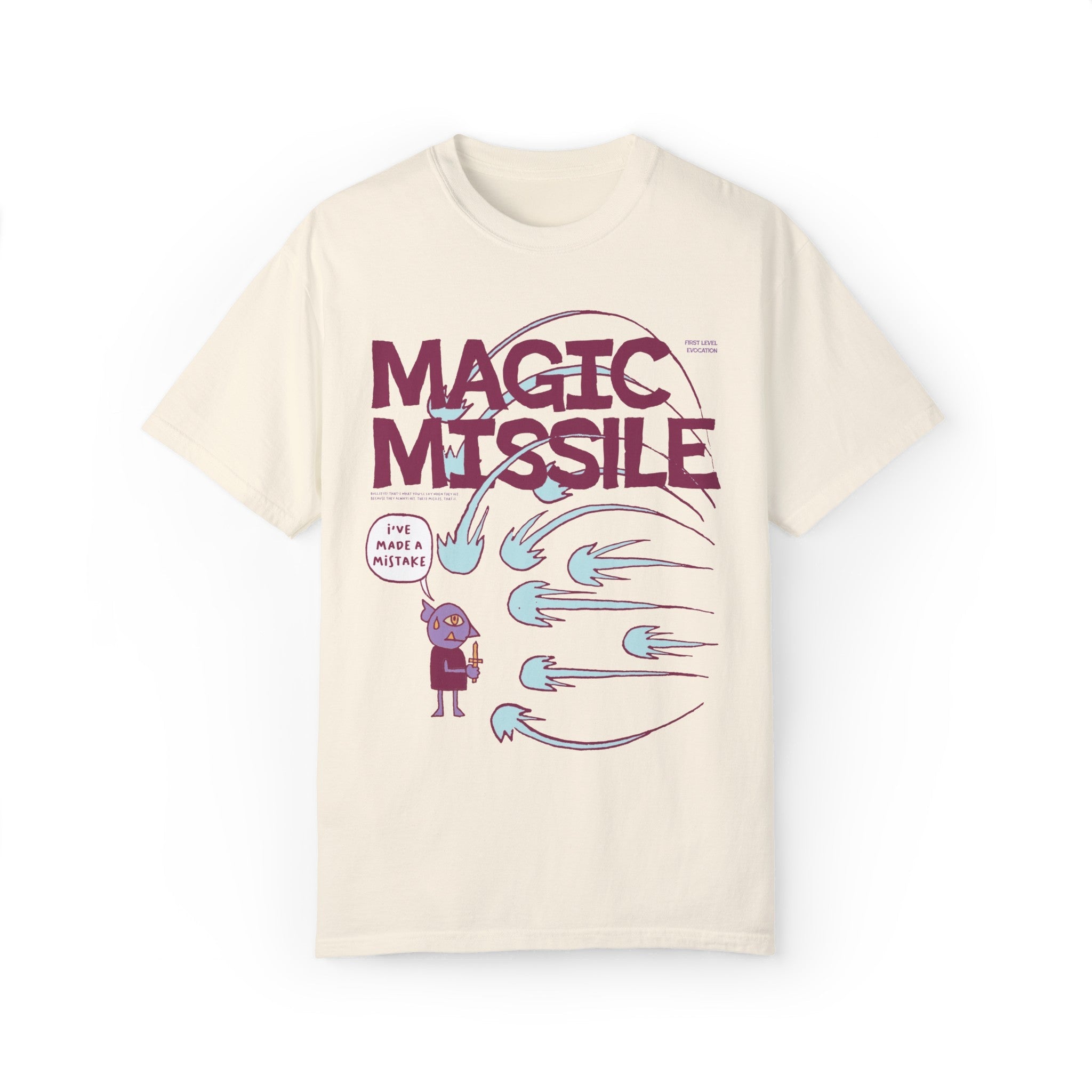 Magic Missile | T - Shirt - T - Shirt - Ace of Gnomes - 24284146888191602039