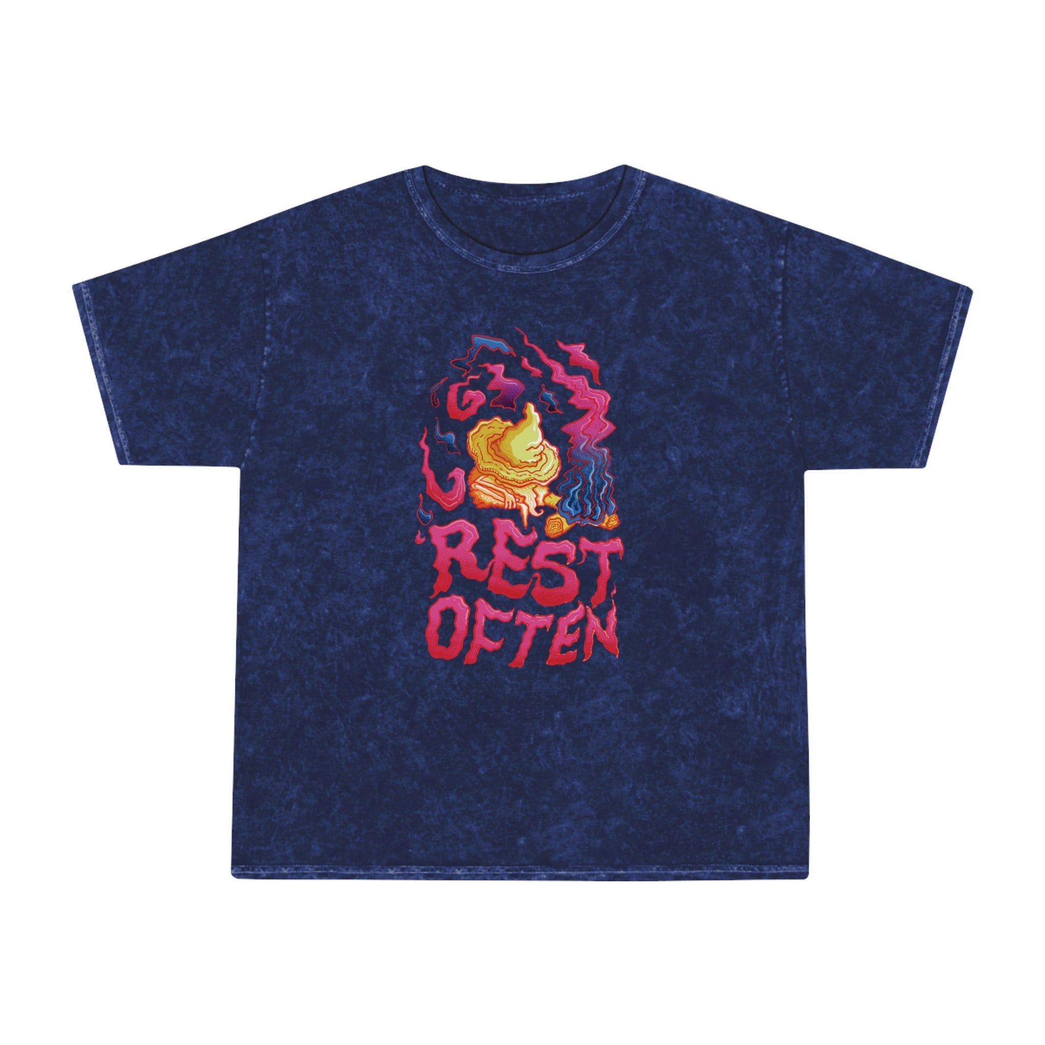 Rest Often | Mineral Wash T-Shirt - T-Shirt - Ace of Gnomes - 22191420755324786076