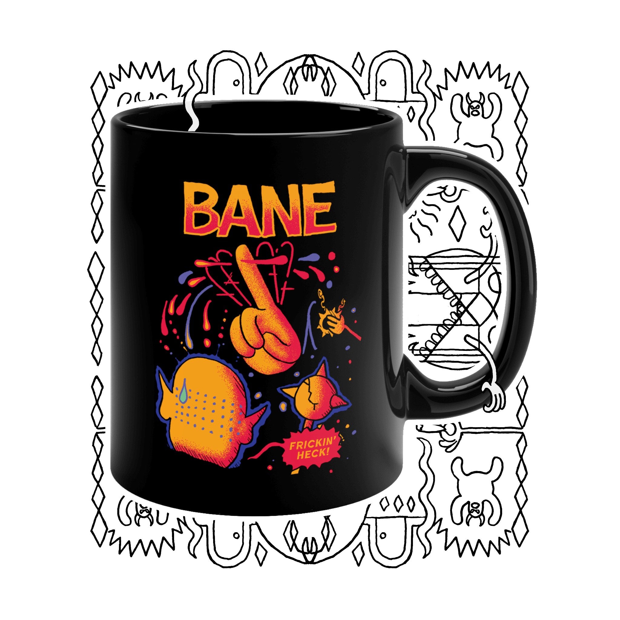 Bane | Black Mug 11oz - Mug - Ace of Gnomes - 21980099229072748756