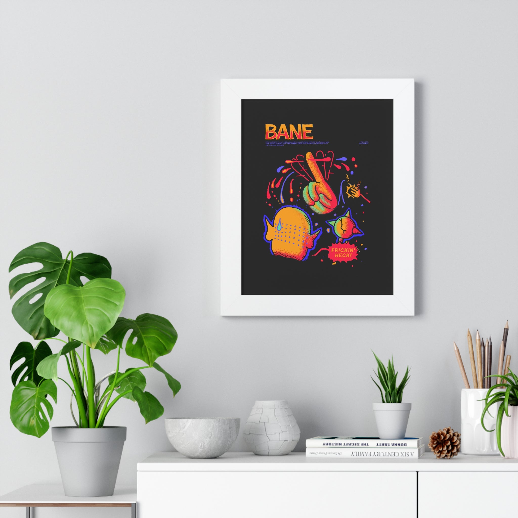 Bane | Framed Poster - Framed Poster - Ace of Gnomes - 29585270955739779771