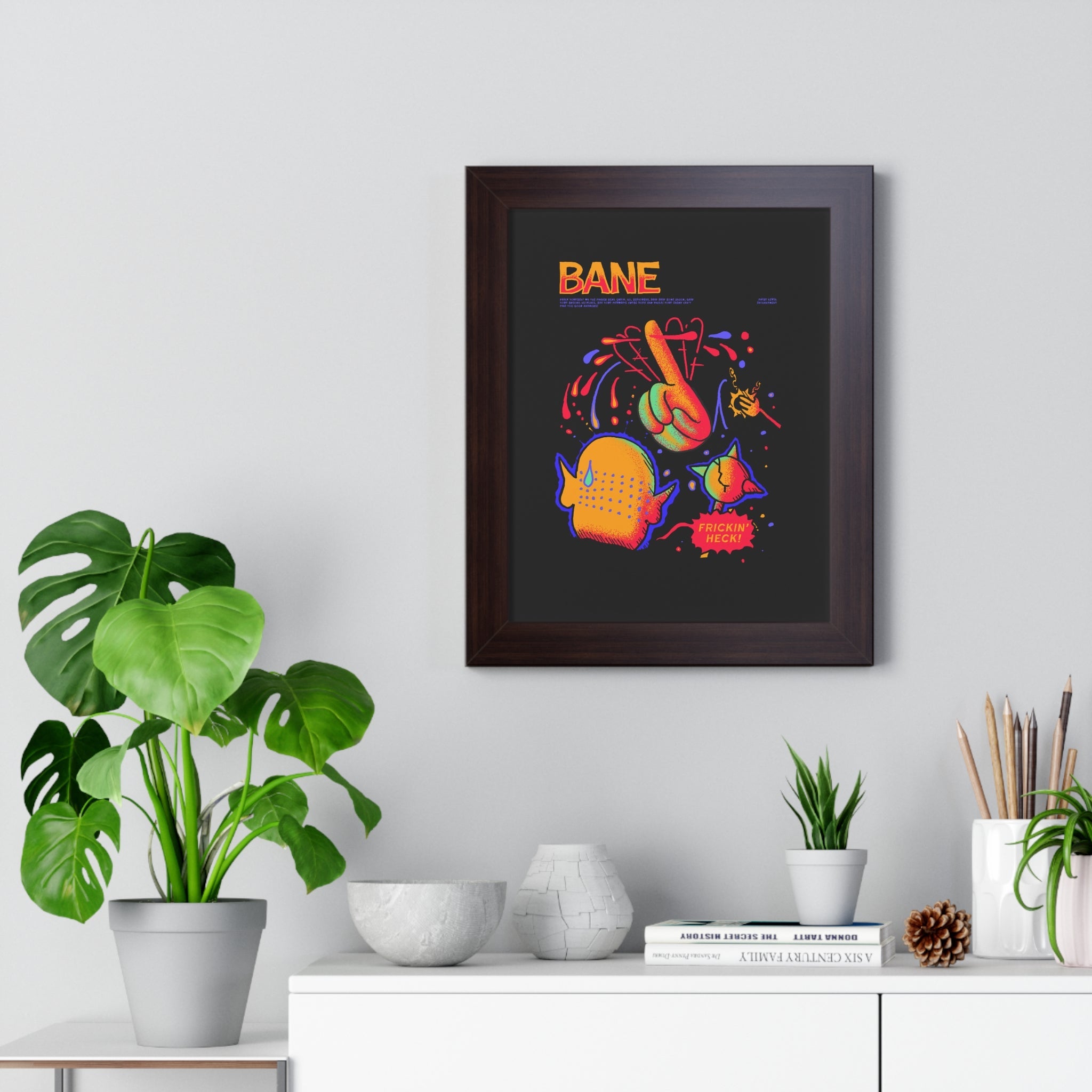 Bane | Framed Poster - Framed Poster - Ace of Gnomes - 11887039043008861076