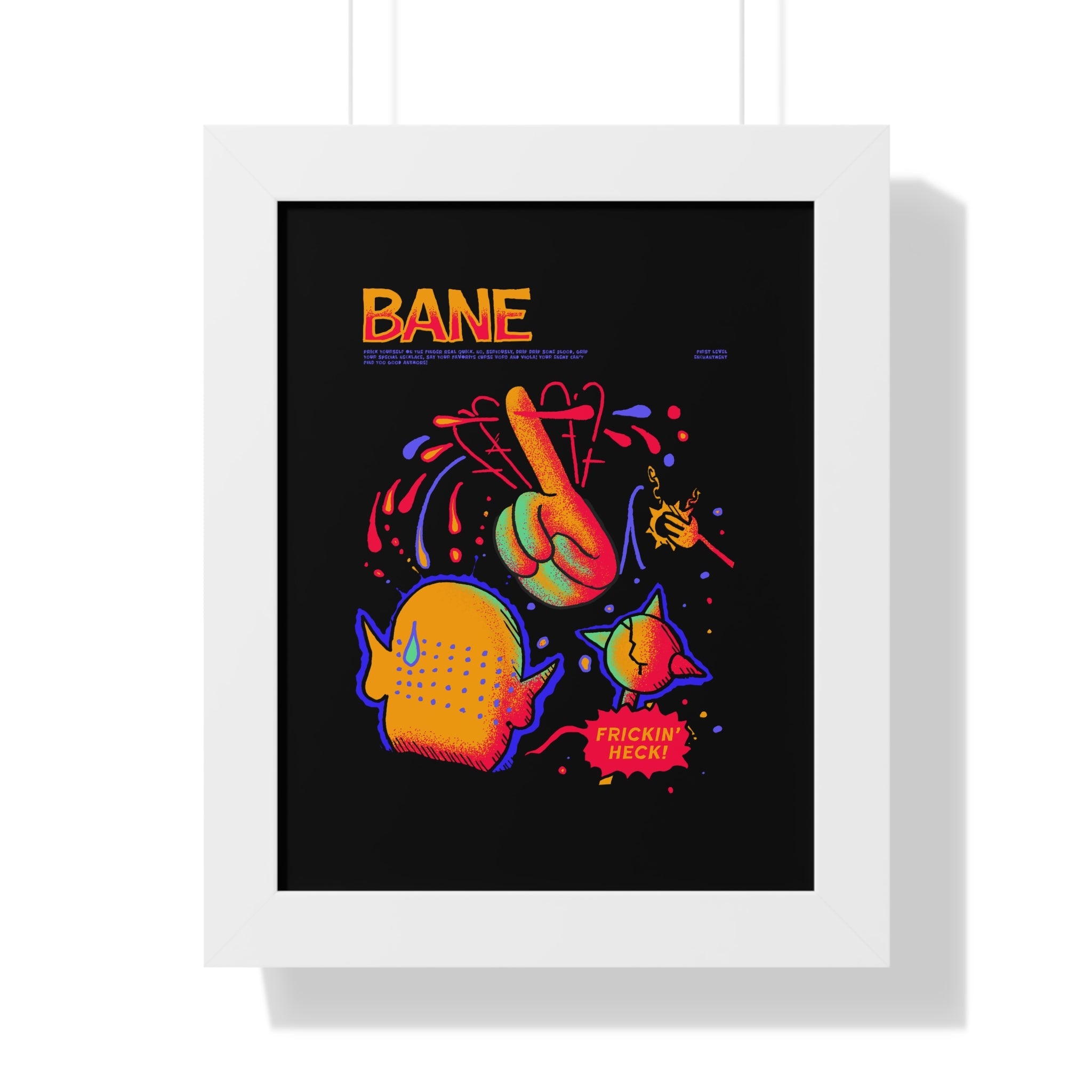 Bane | Framed Poster - Framed Poster - Ace of Gnomes - 29585270955739779771