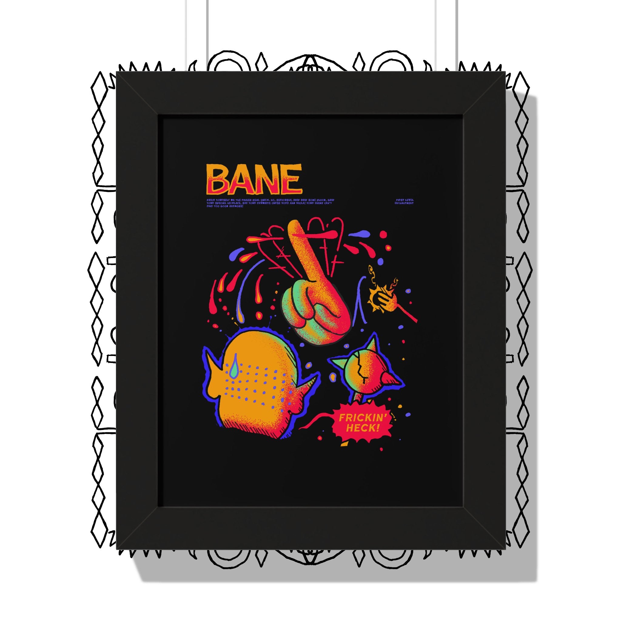 Bane | Framed Poster - Framed Poster - Ace of Gnomes - 25917777233330245956