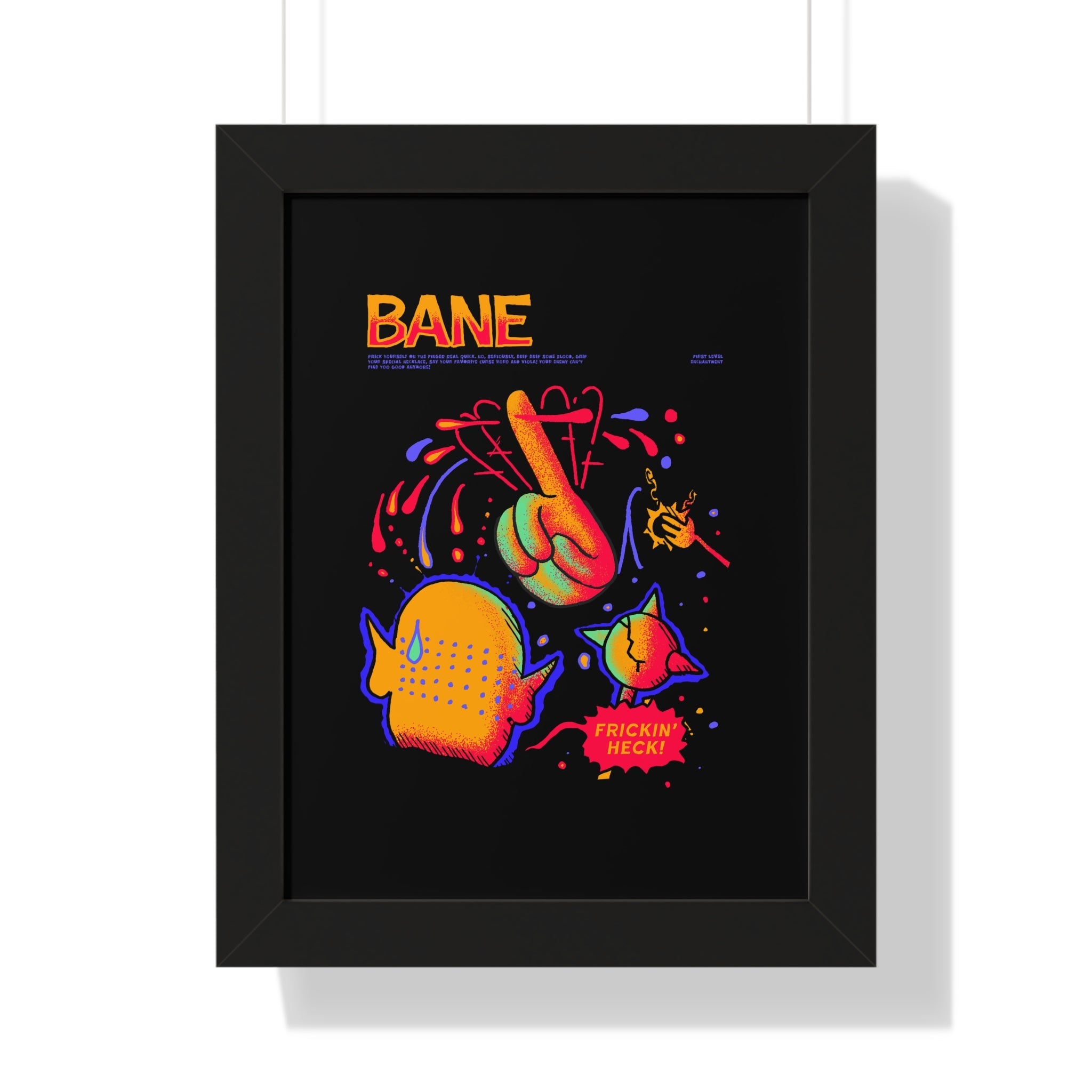 Bane | Framed Poster - Framed Poster - Ace of Gnomes - 33529206574432316852