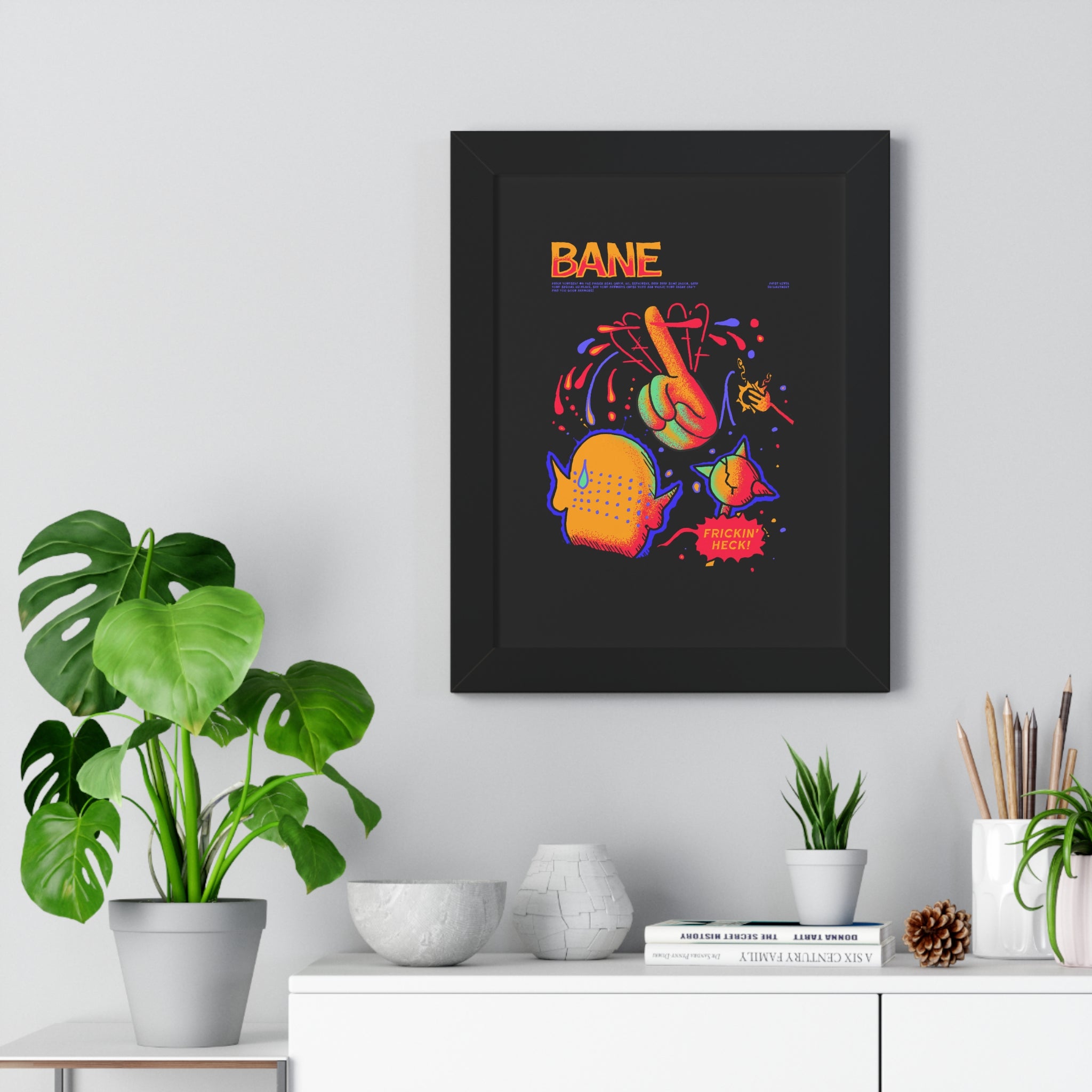 Bane | Framed Poster - Framed Poster - Ace of Gnomes - 33529206574432316852