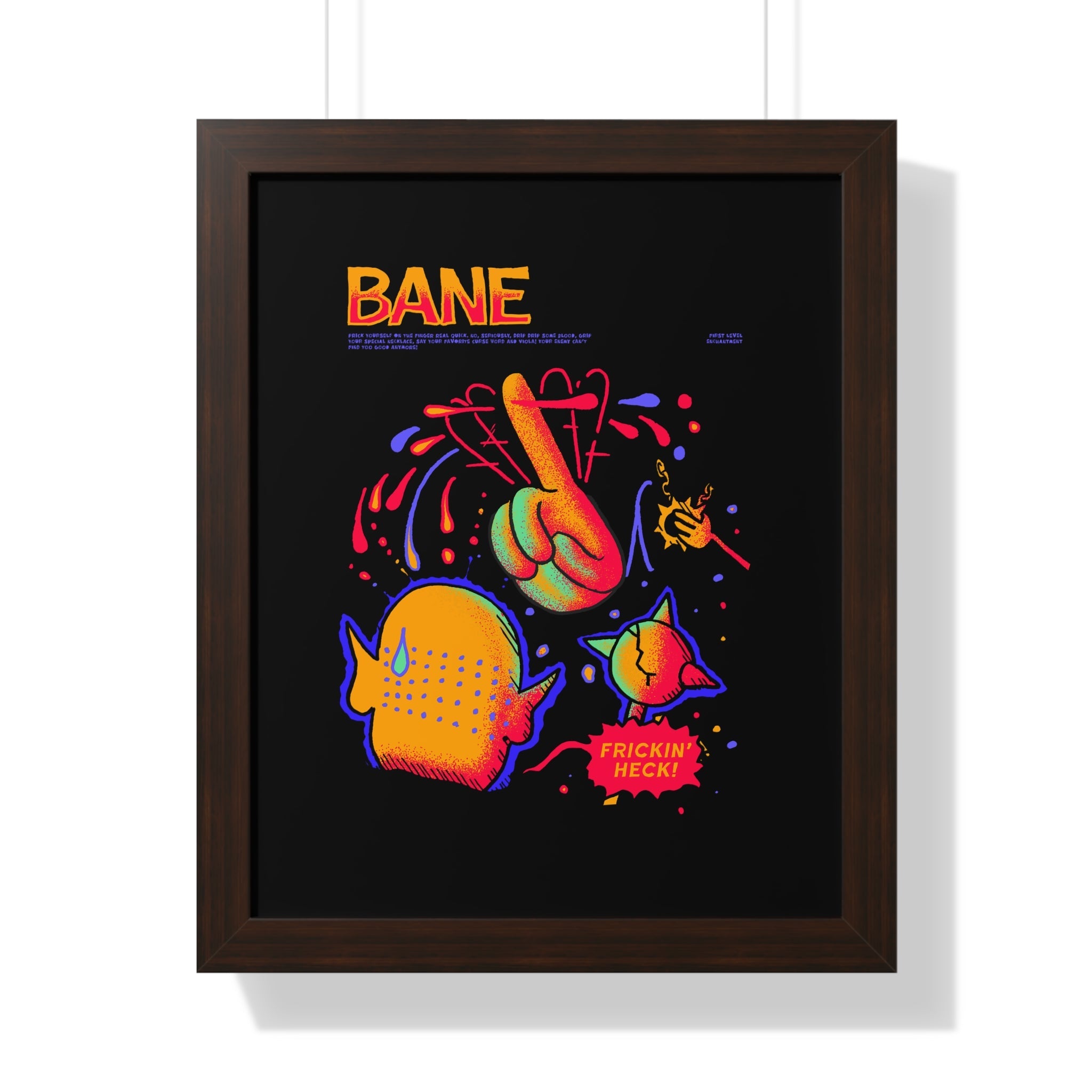 Bane | Framed Poster - Framed Poster - Ace of Gnomes - 32459362771372958790