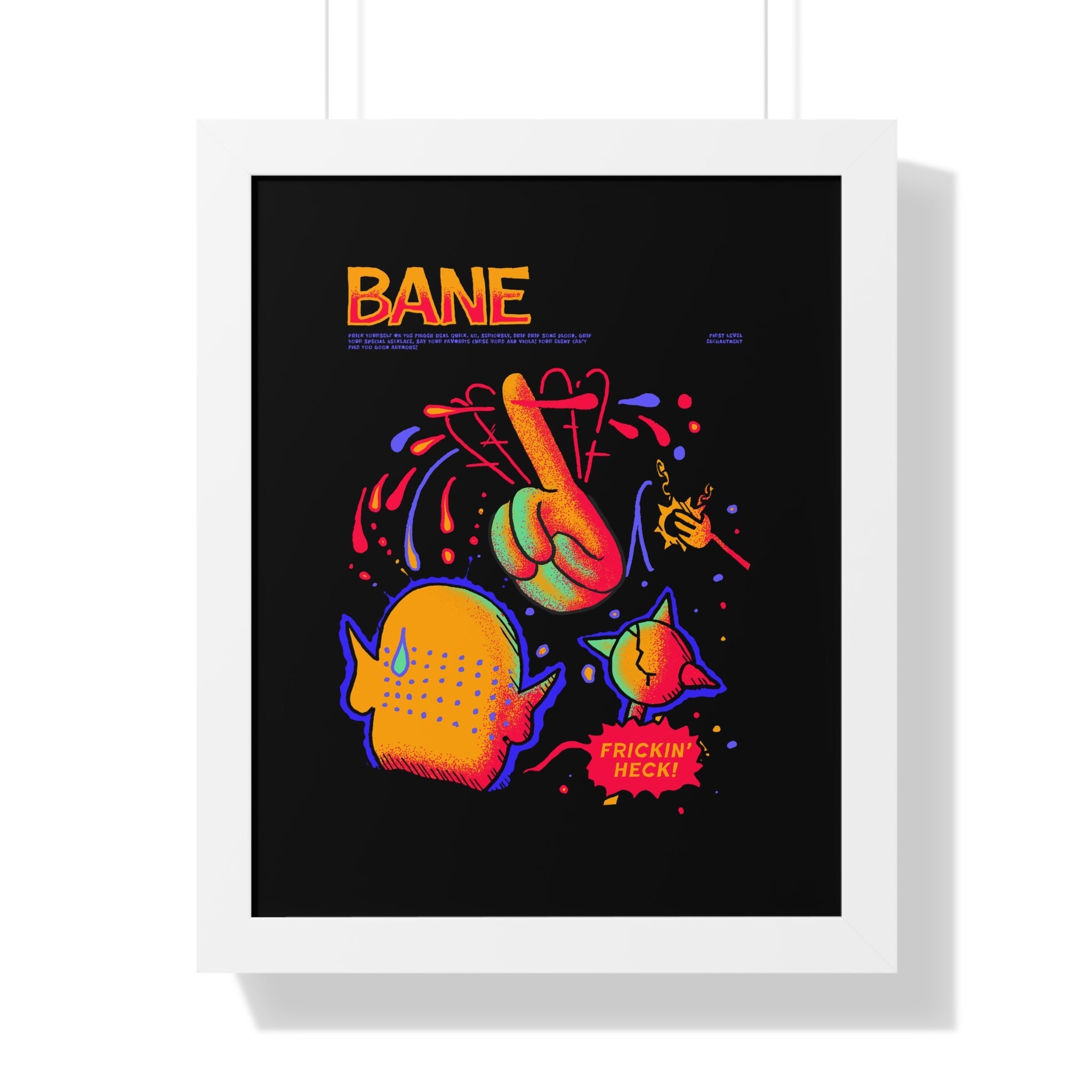 Bane | Framed Poster - Framed Poster - Ace of Gnomes - 27413184352003013189