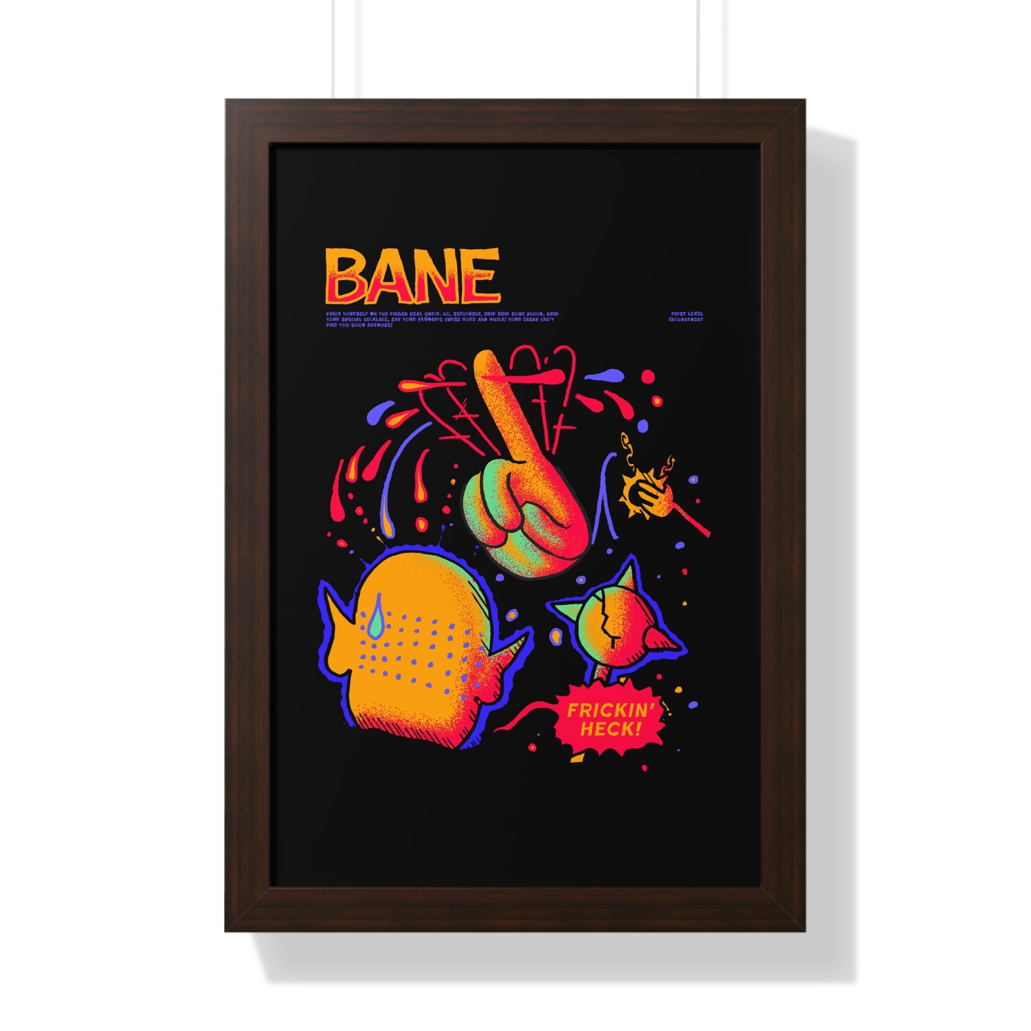 Bane | Framed Poster - Framed Poster - Ace of Gnomes - 33266342808874754075