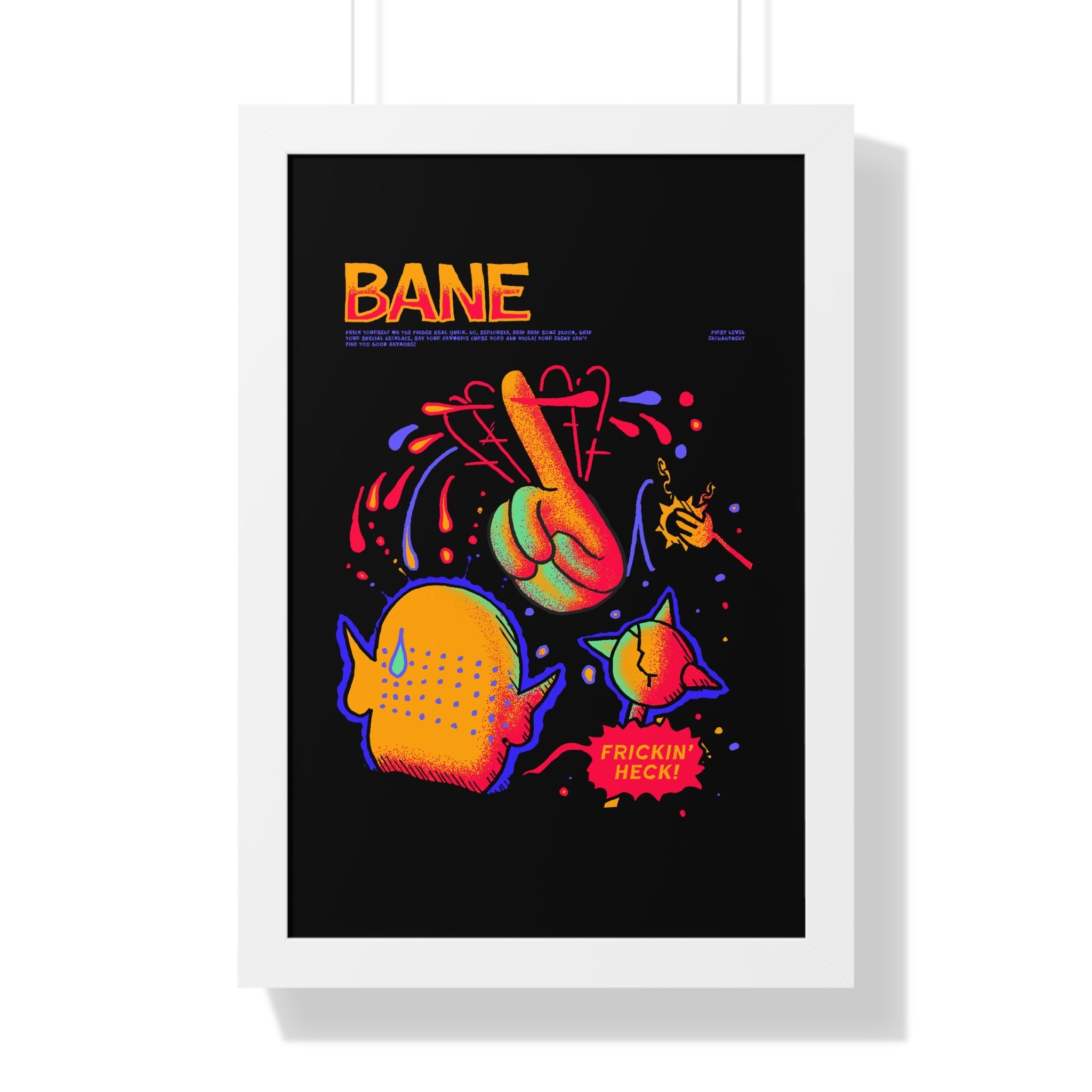 Bane | Framed Poster - Framed Poster - Ace of Gnomes - 23540117673157079017