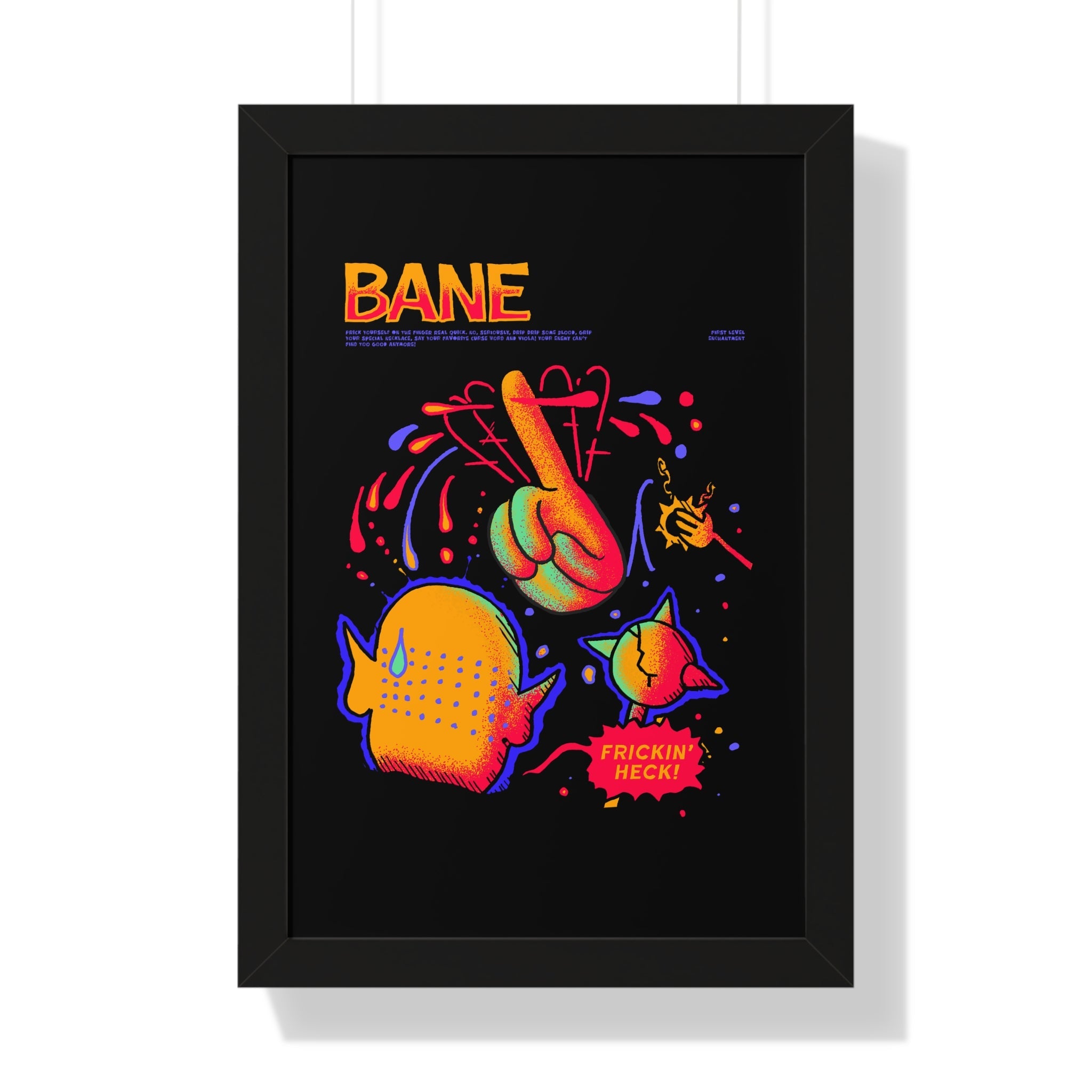 Bane | Framed Poster - Framed Poster - Ace of Gnomes - 40857879453055560114
