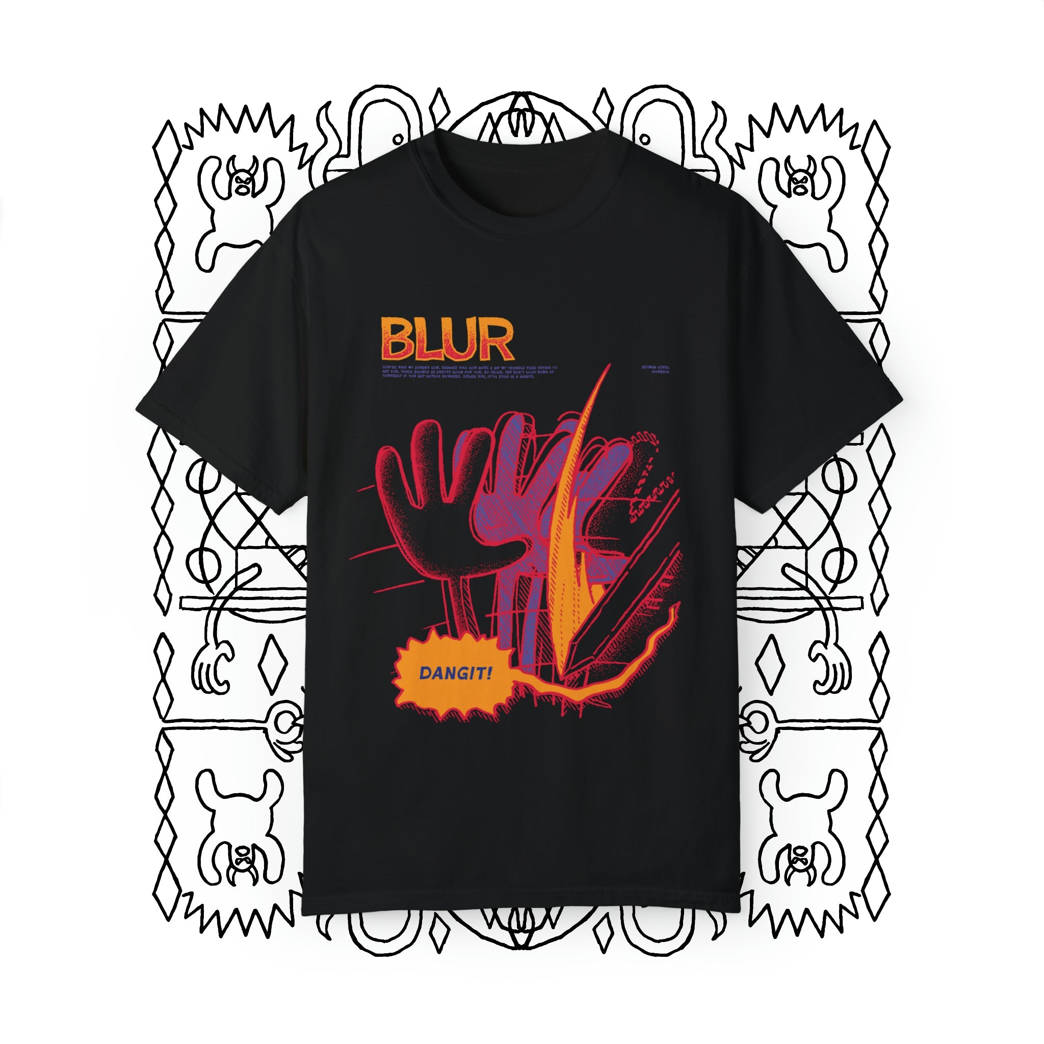 Blur | Comfort Colors T-Shirt - T-Shirt - Ace of Gnomes - 31015763354907611004