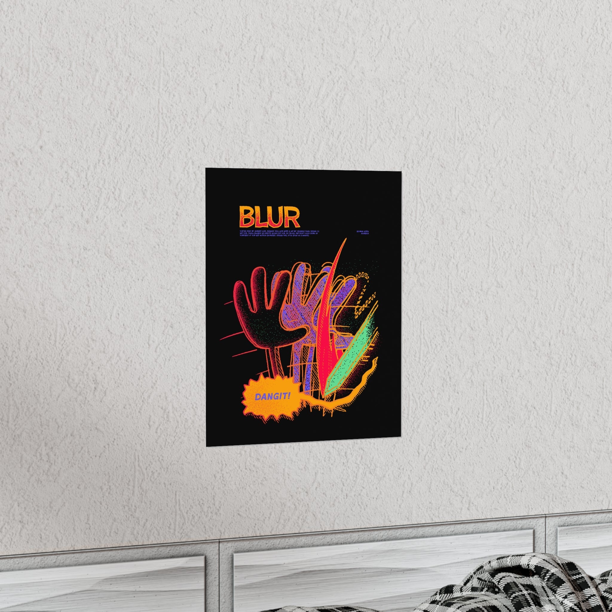 Blur | Premium Matte Poster - Poster - Ace of Gnomes - 17865773838079949039