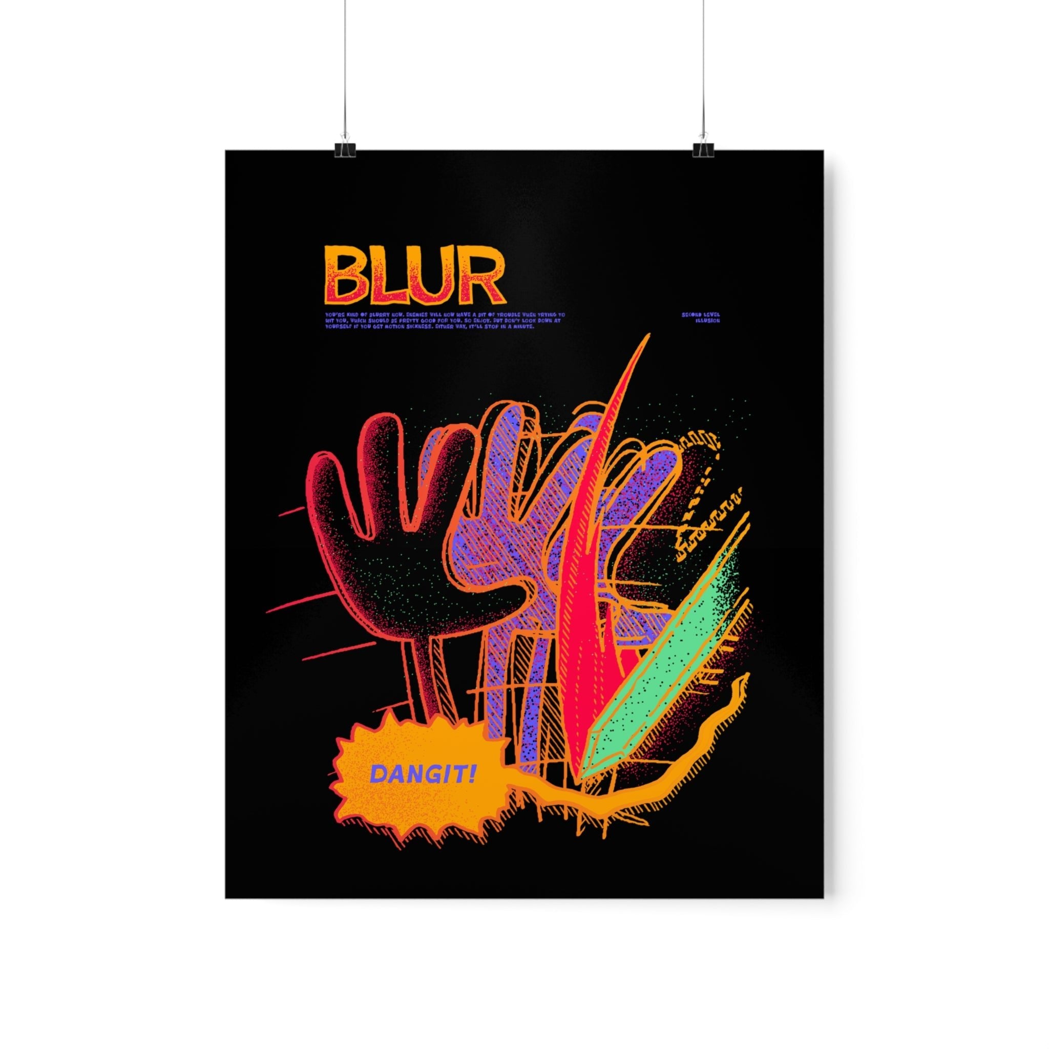 Blur | Premium Matte Poster - Poster - Ace of Gnomes - 83661855150516965150