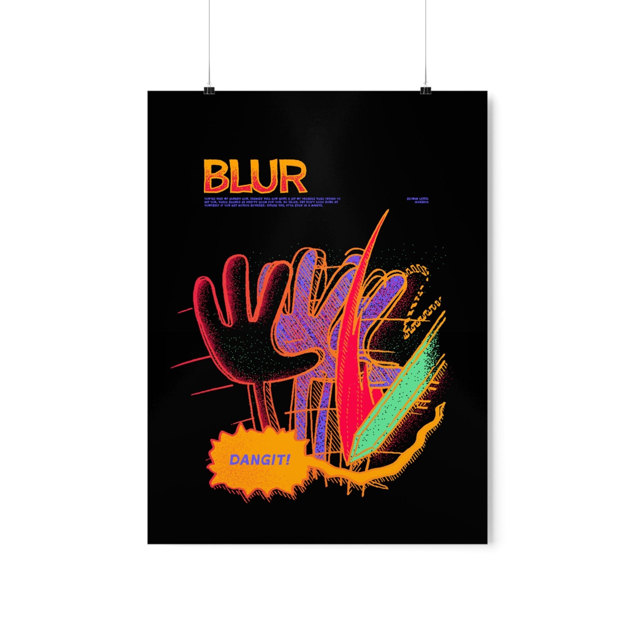 Blur | Premium Matte Poster - Poster - Ace of Gnomes - 91971095221350207018