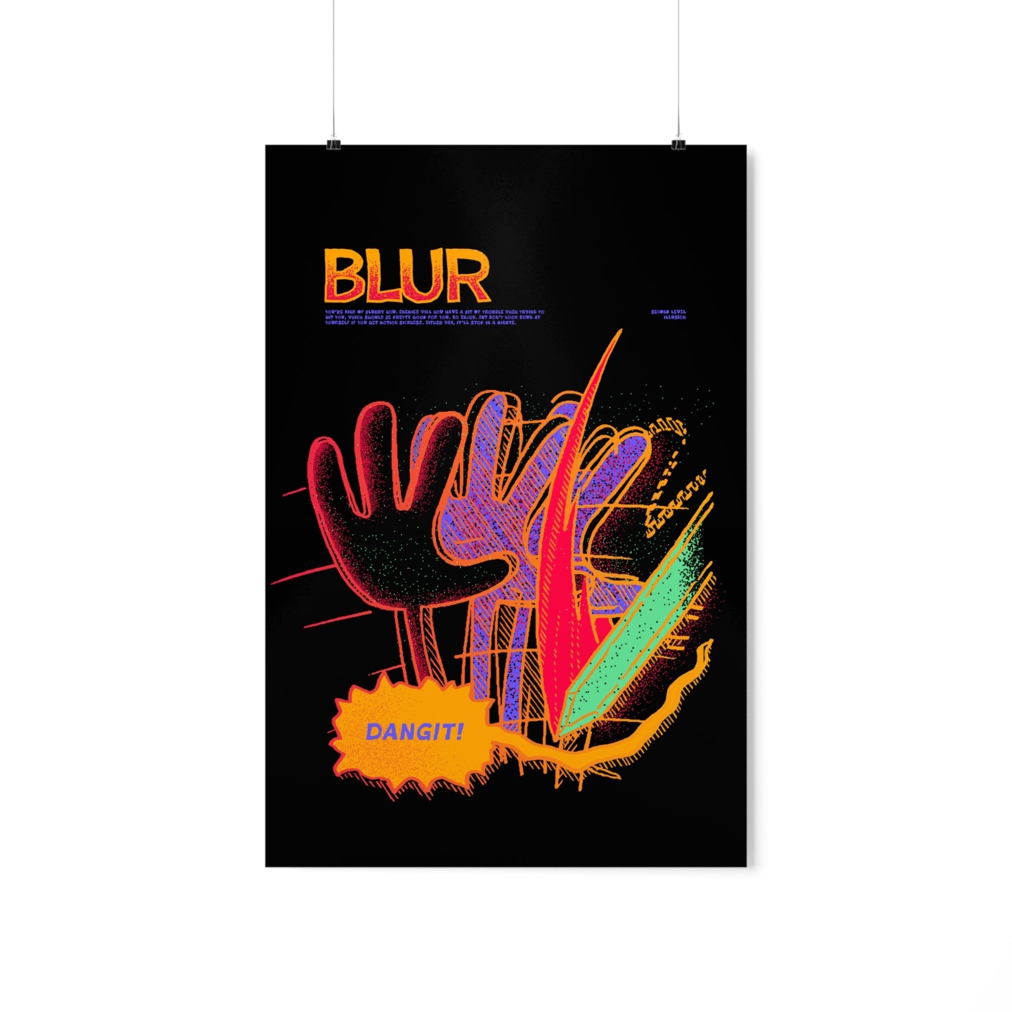 Blur | Premium Matte Poster - Poster - Ace of Gnomes - 11157510287226988066