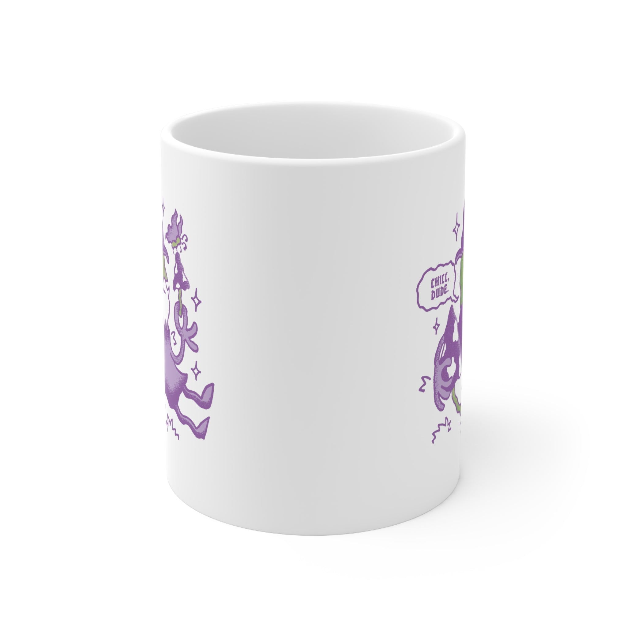 Chill, Dude! | Ceramic Mug 11oz - Mug - Ace of Gnomes - 29712540353691790870