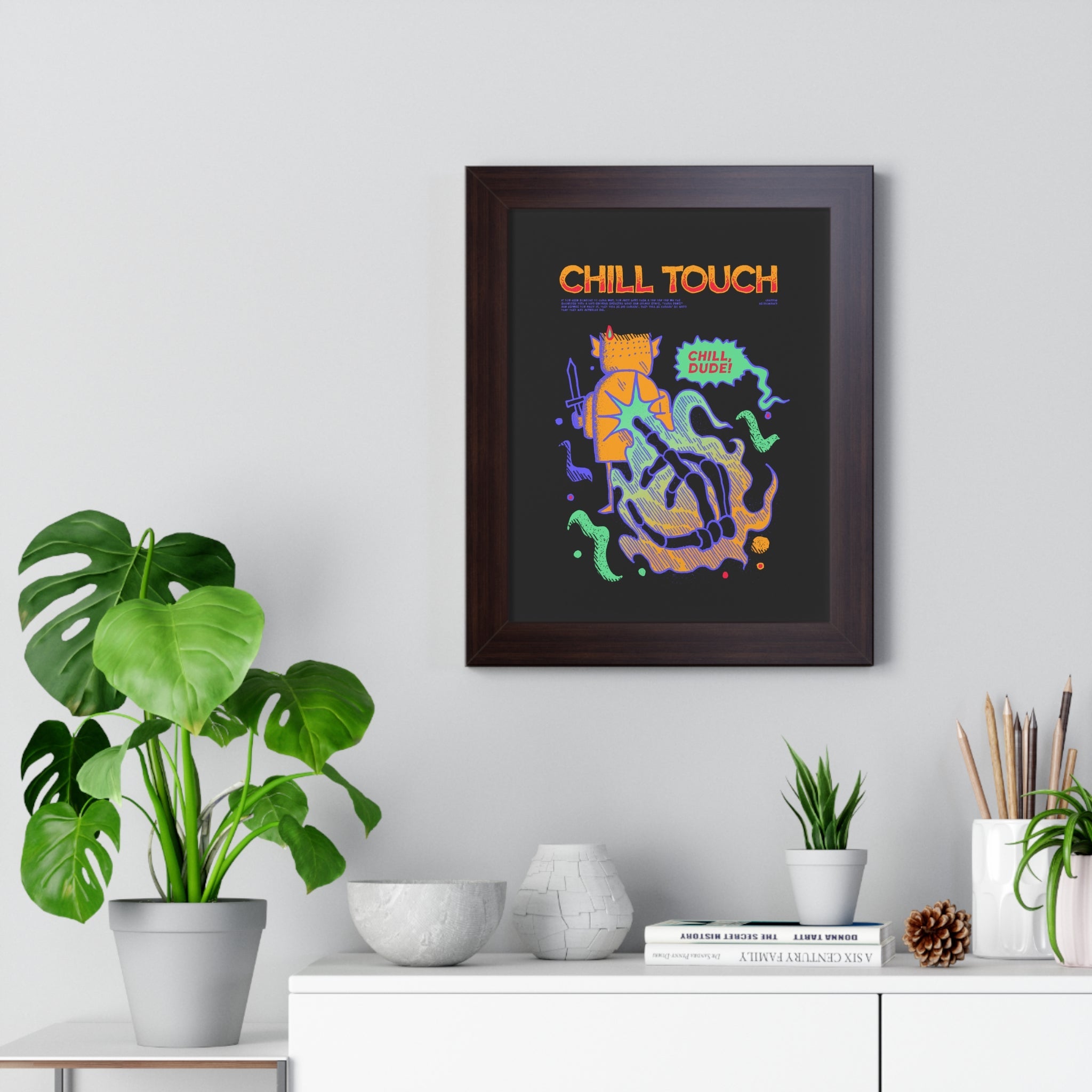 Chill Touch | Framed Poster - Framed Poster - Ace of Gnomes - 13824241619121190635