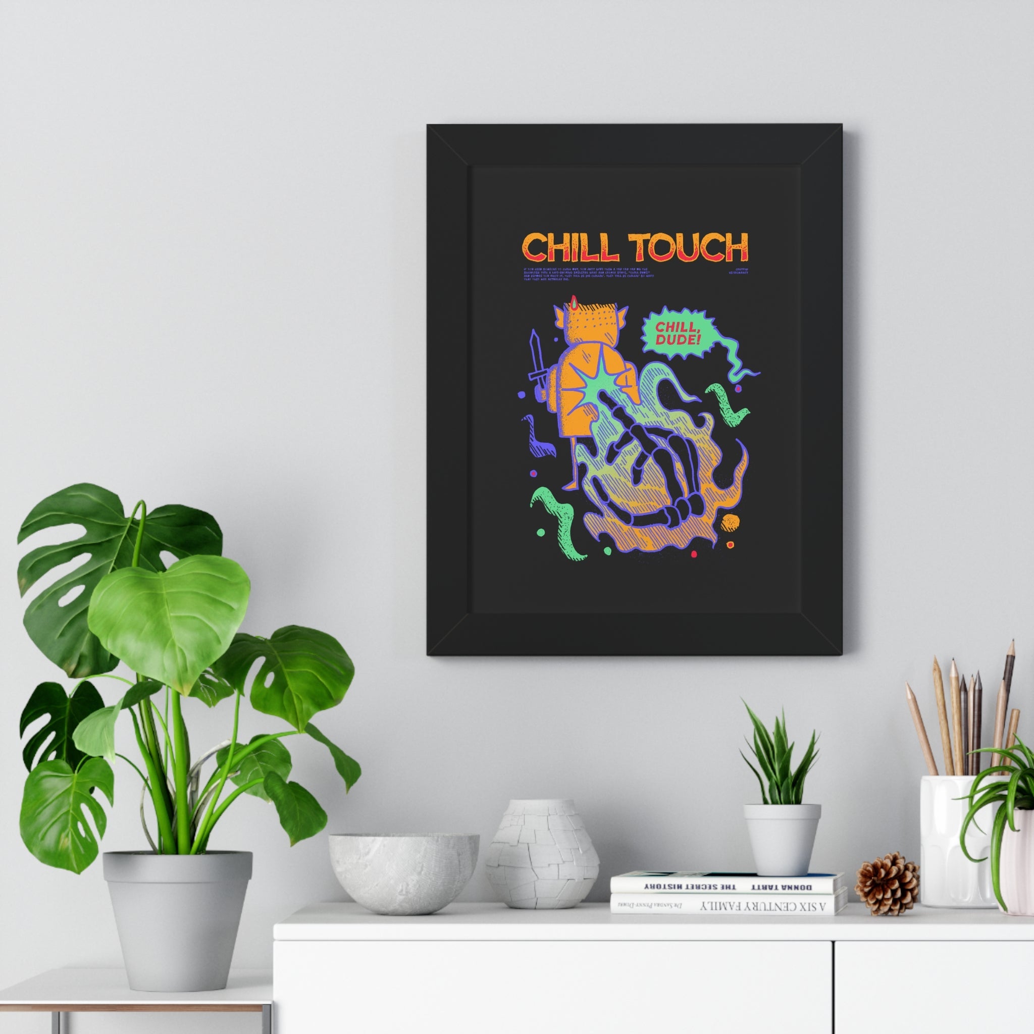 Chill Touch | Framed Poster - Framed Poster - Ace of Gnomes - 84622002469615426799