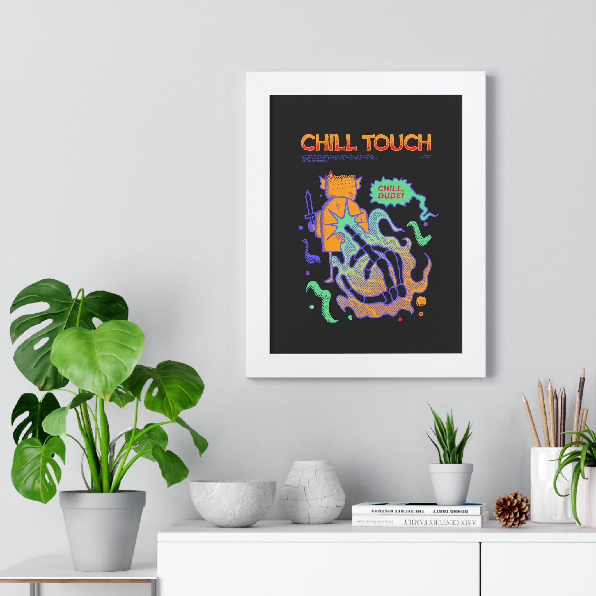 Chill Touch | Framed Poster - Framed Poster - Ace of Gnomes - 26490776404287378098