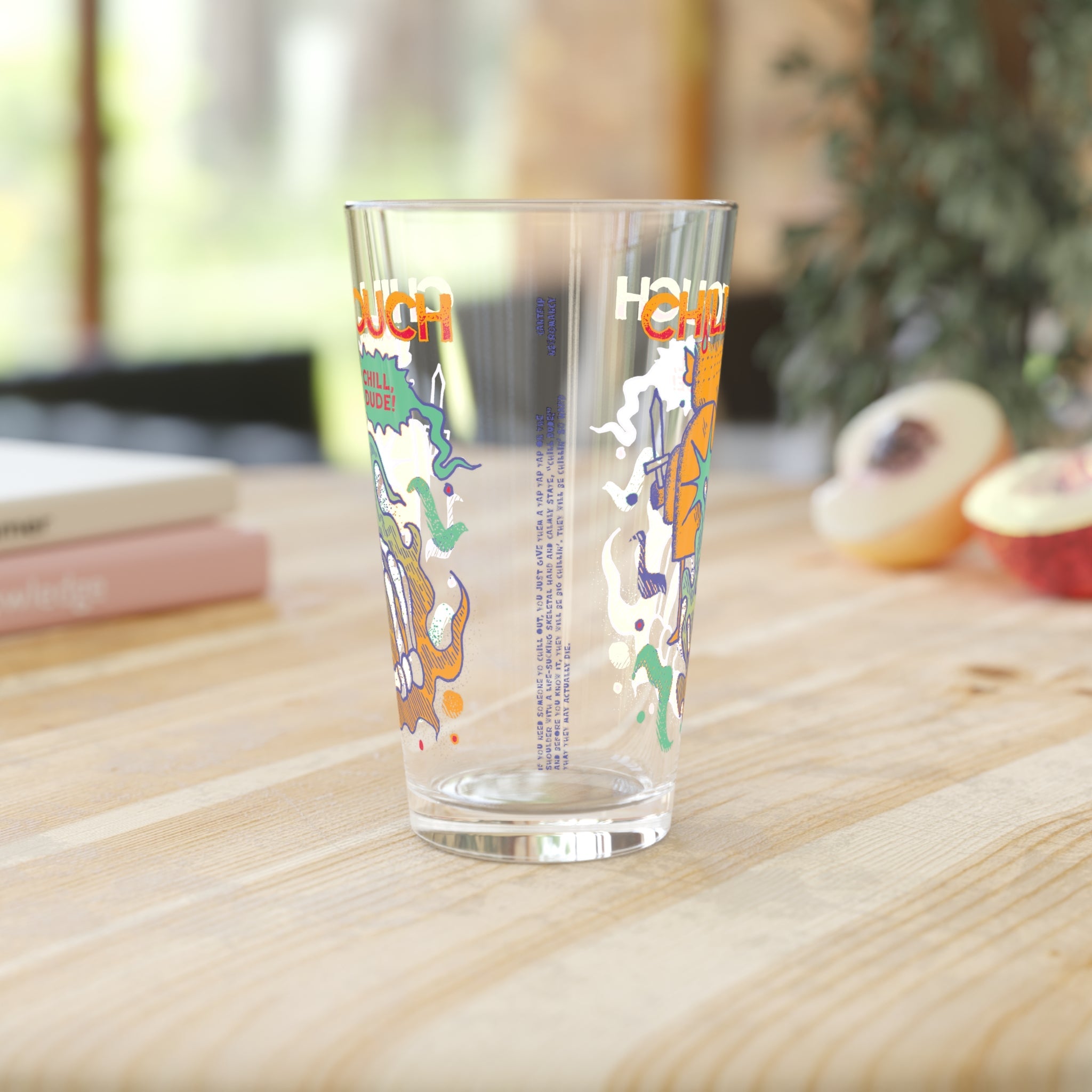 Chill Touch | Pint Glass, 16oz - Drinkware Sets - Ace of Gnomes - 63829116595892833116