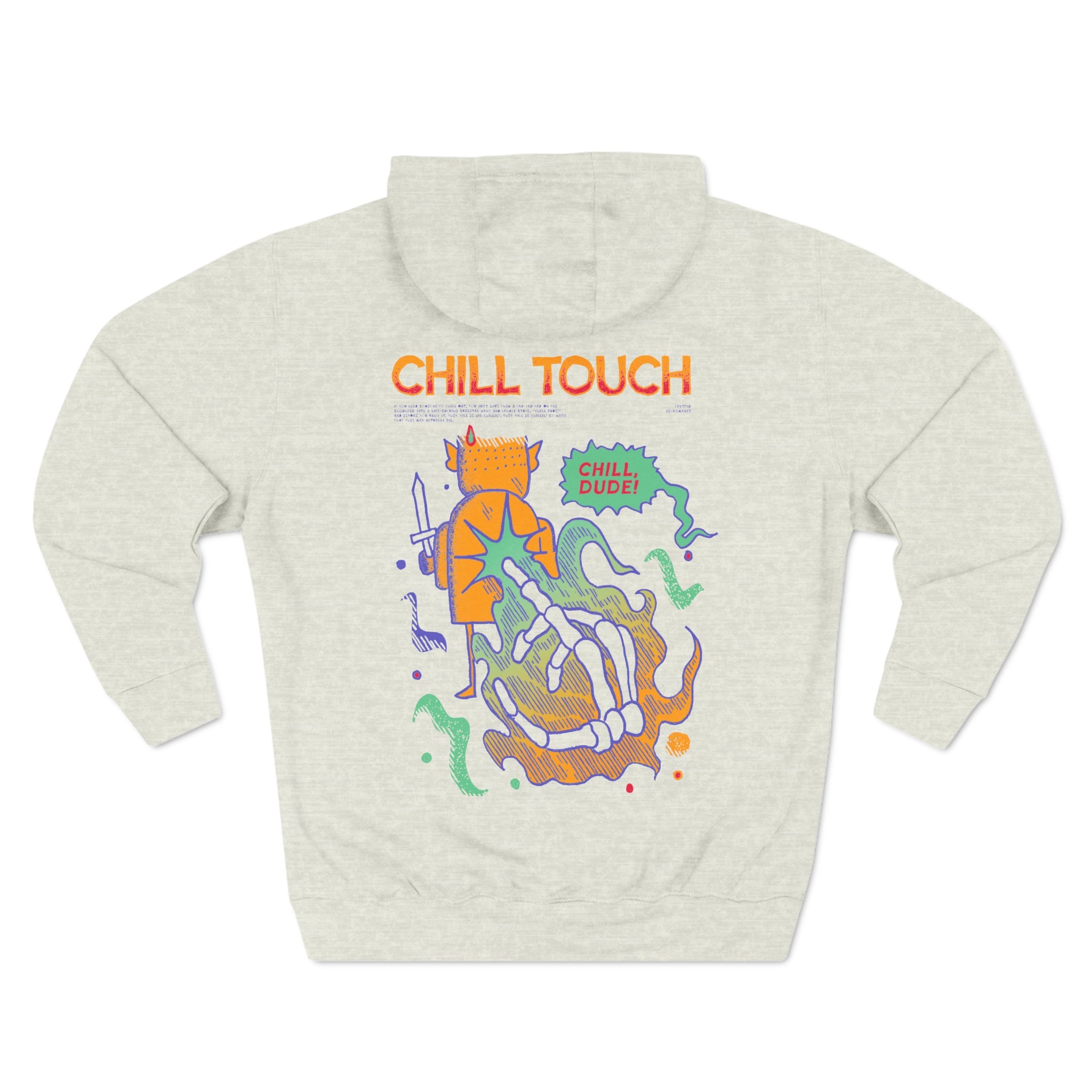 Chill Touch | Premium Pullover Hoodie - Hoodie - Ace of Gnomes - 77053247981742720012