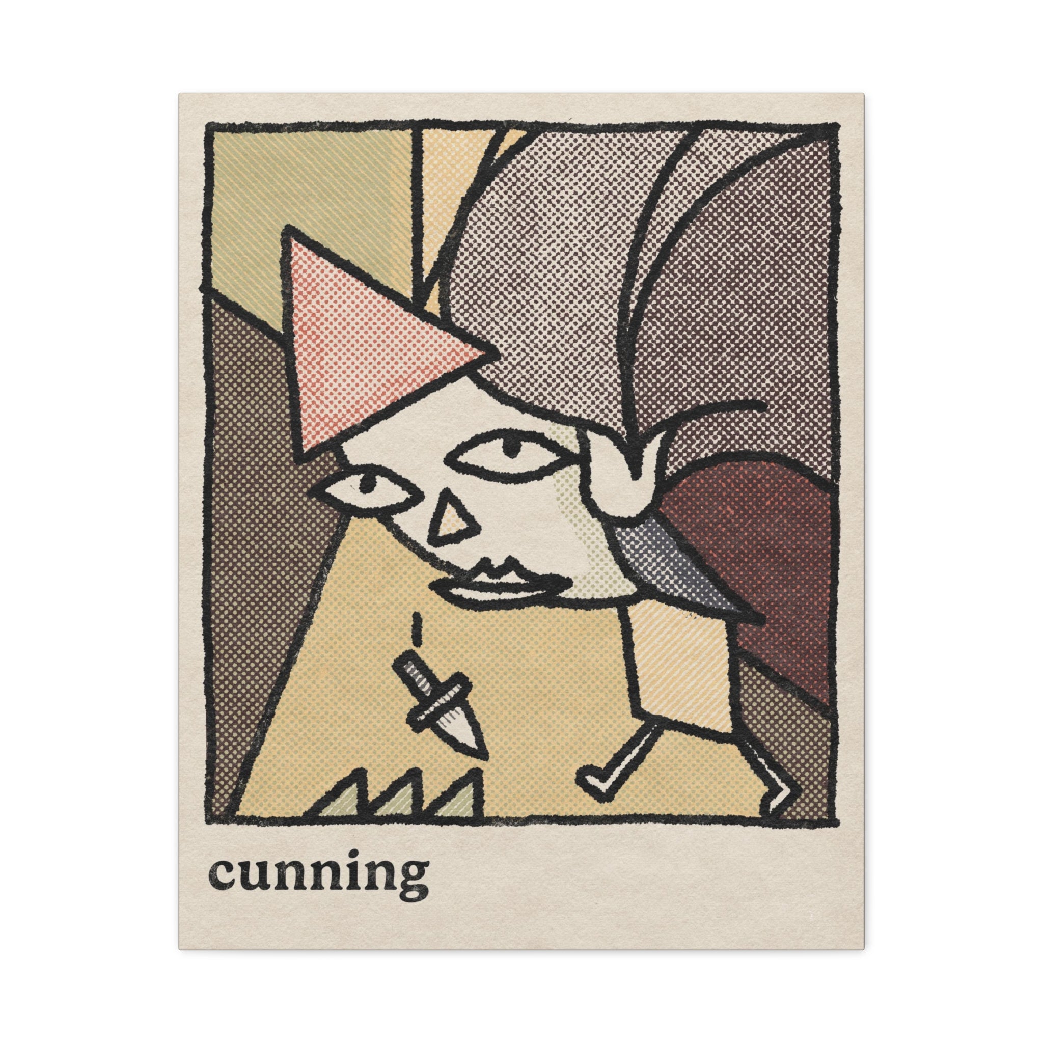 Cunning | Canvas Gallery Wrap - Canvas - Ace of Gnomes - 54811334824742093729