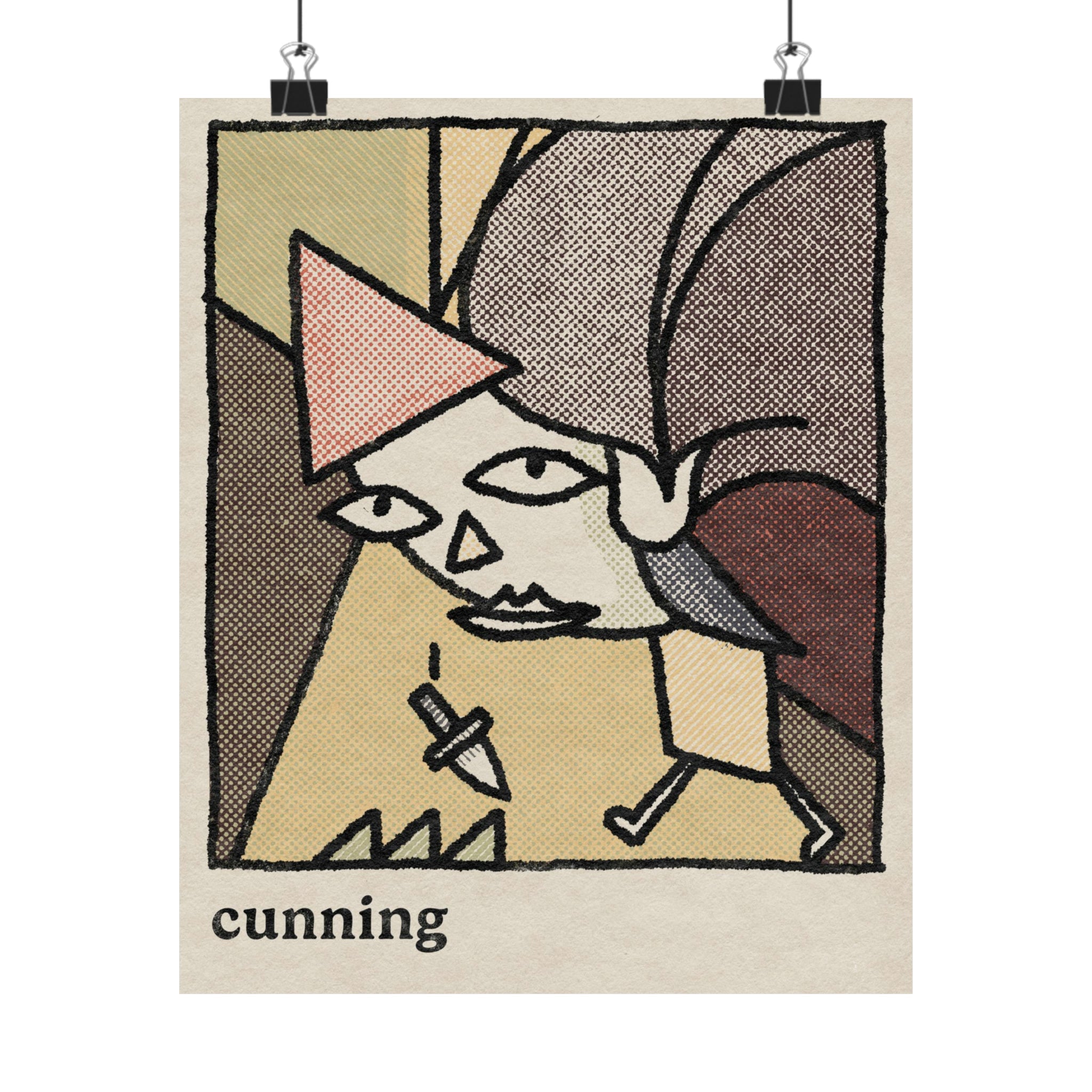 Cunning | Premium Matte Poster - Poster - Ace of Gnomes - 85441063624877370116
