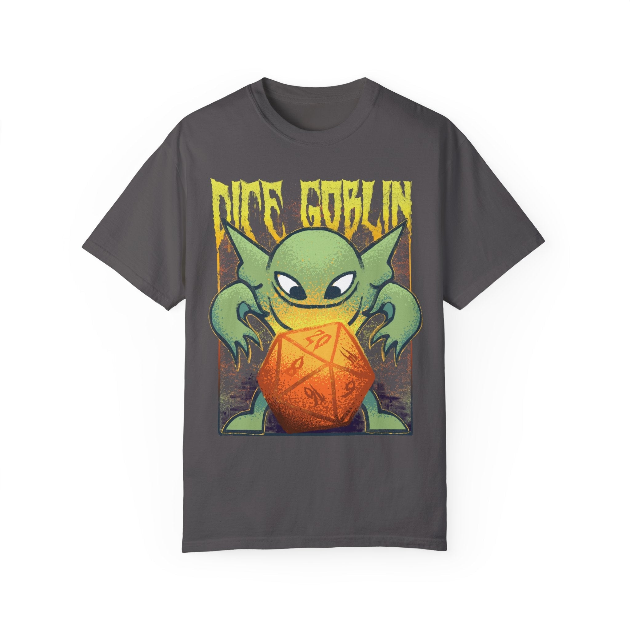 Dice Goblin | Metal | Comfort Colors Premium T-Shirt - T-Shirt - Ace of Gnomes - 92303109118885026071