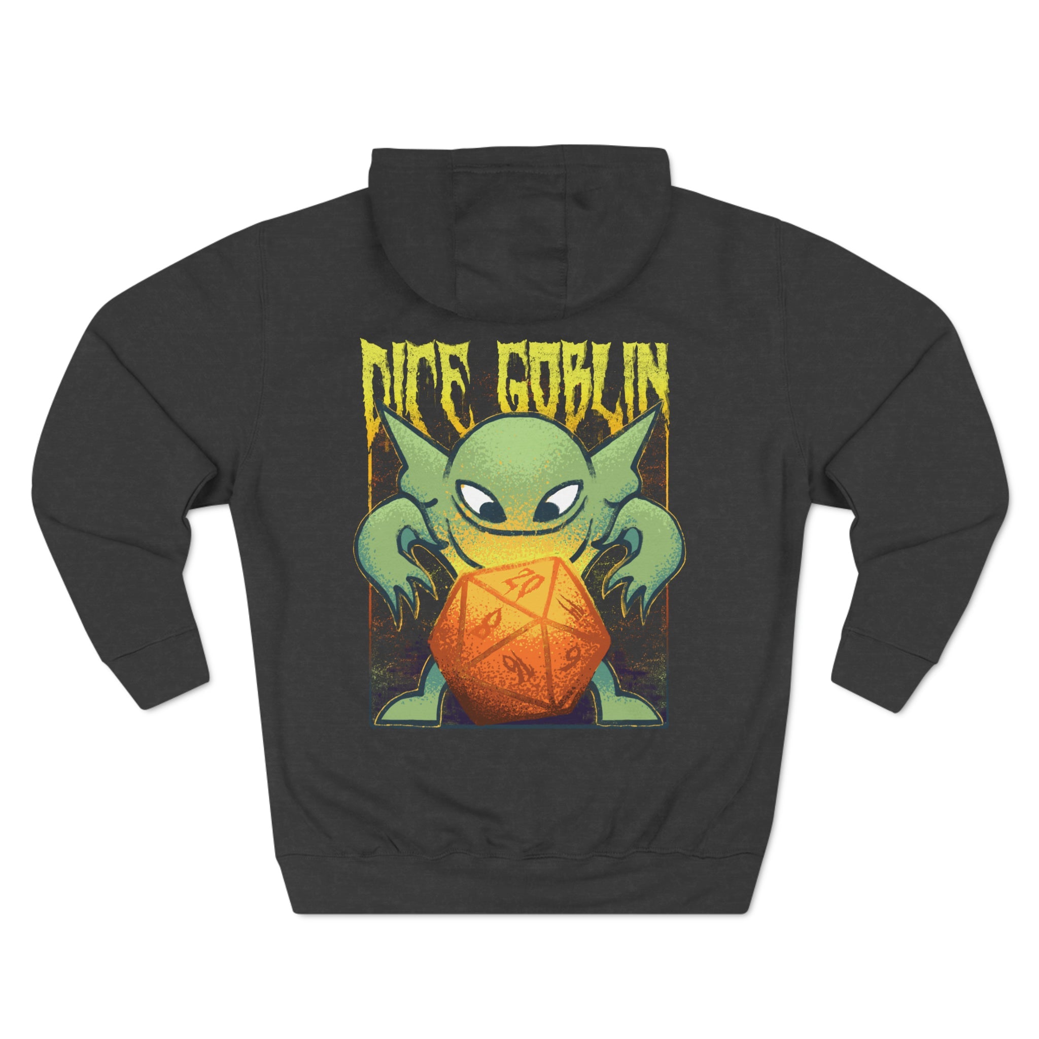 Dice Goblin | Metal | Premium Pullover Hoodie - Hoodie - Ace of Gnomes - 17858176109711284681