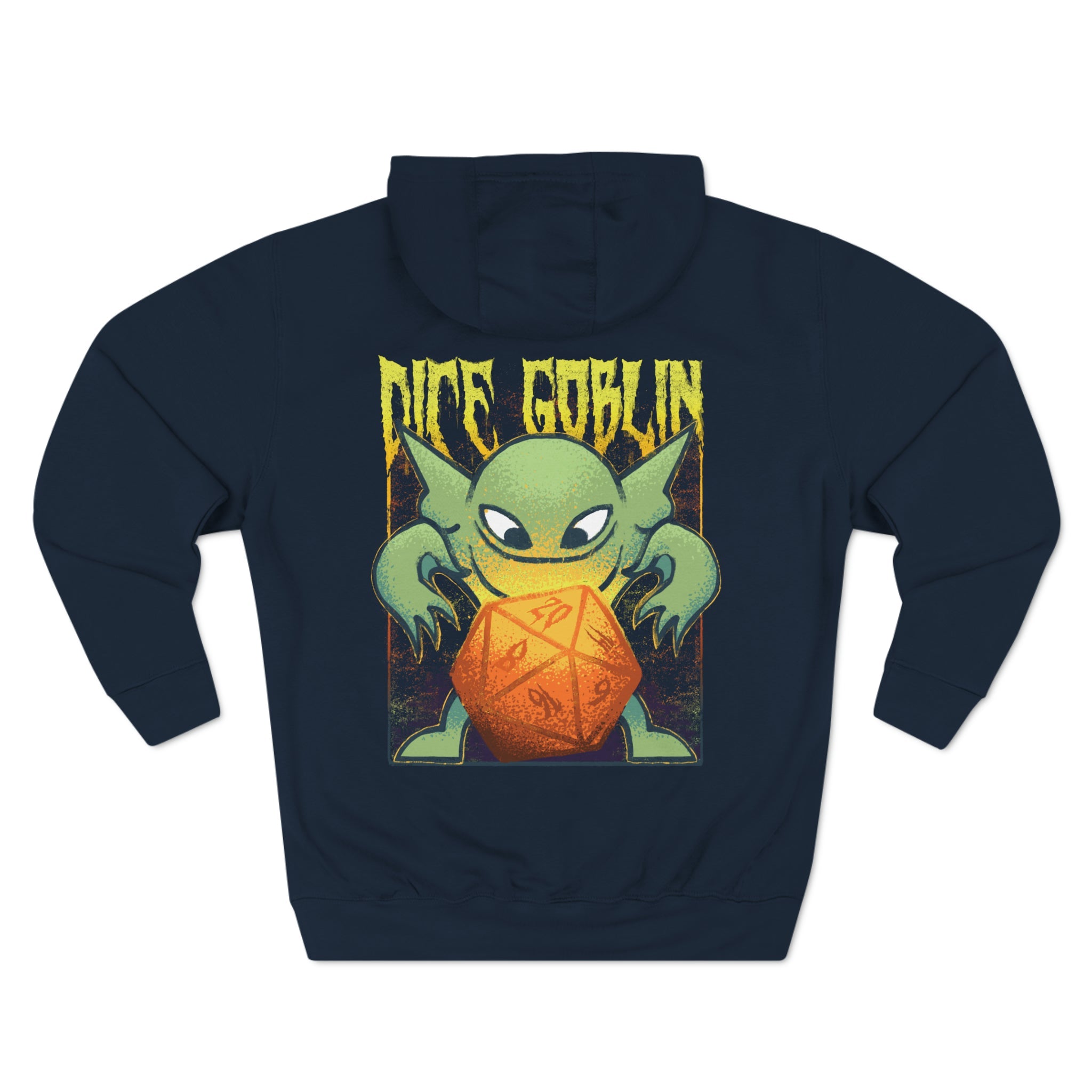 Dice Goblin | Metal | Premium Pullover Hoodie - Hoodie - Ace of Gnomes - 18099614676755671219