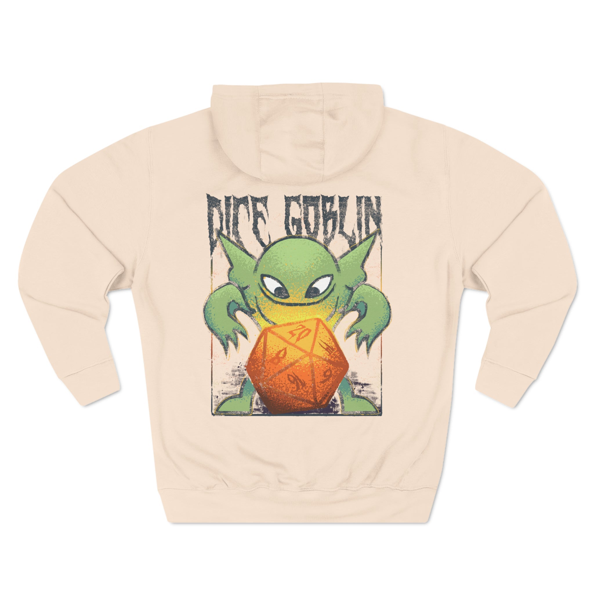 Dice Goblin | Metal | Premium Pullover Hoodie - Hoodie - Ace of Gnomes - 30518465375098403395