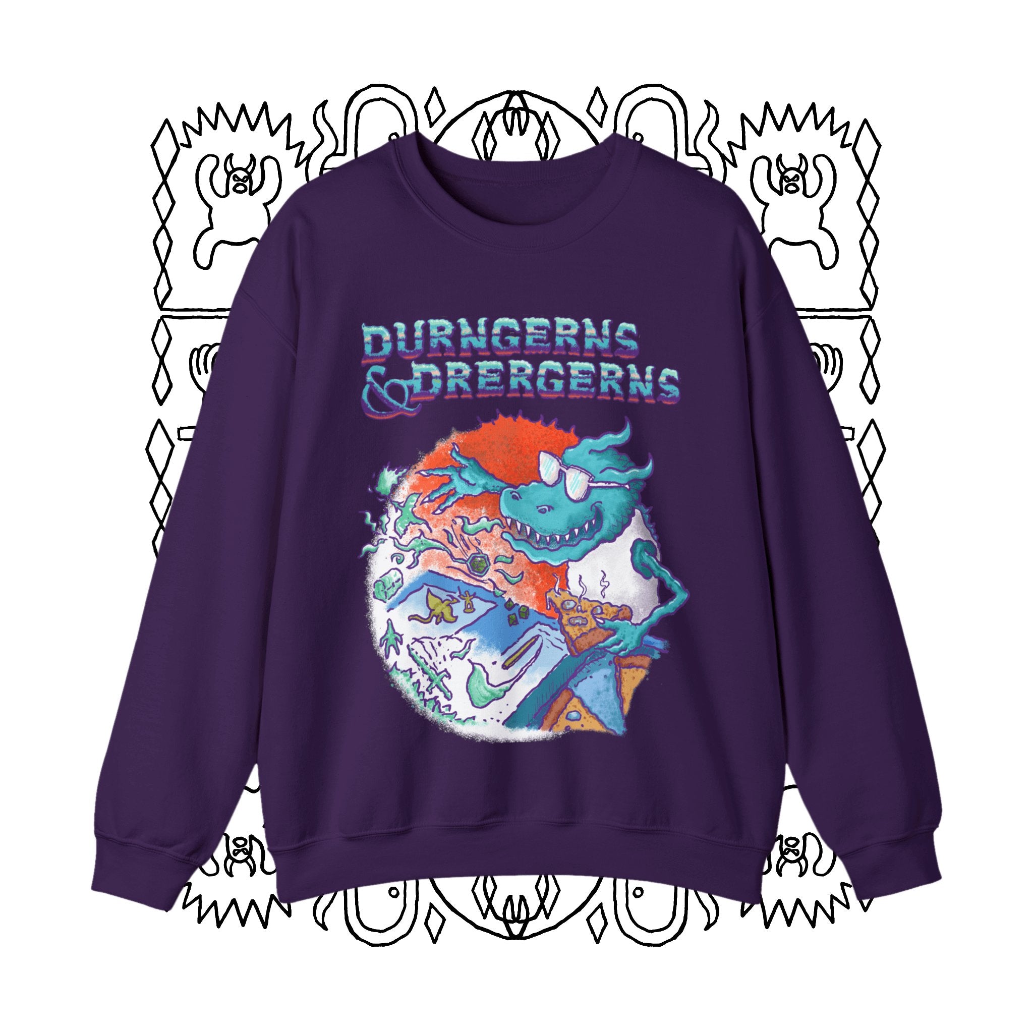 Durngerns & Drergerns | Gildan 18000 Crewneck Sweatshirt - Sweatshirt - Ace of Gnomes - 40959629189322048293