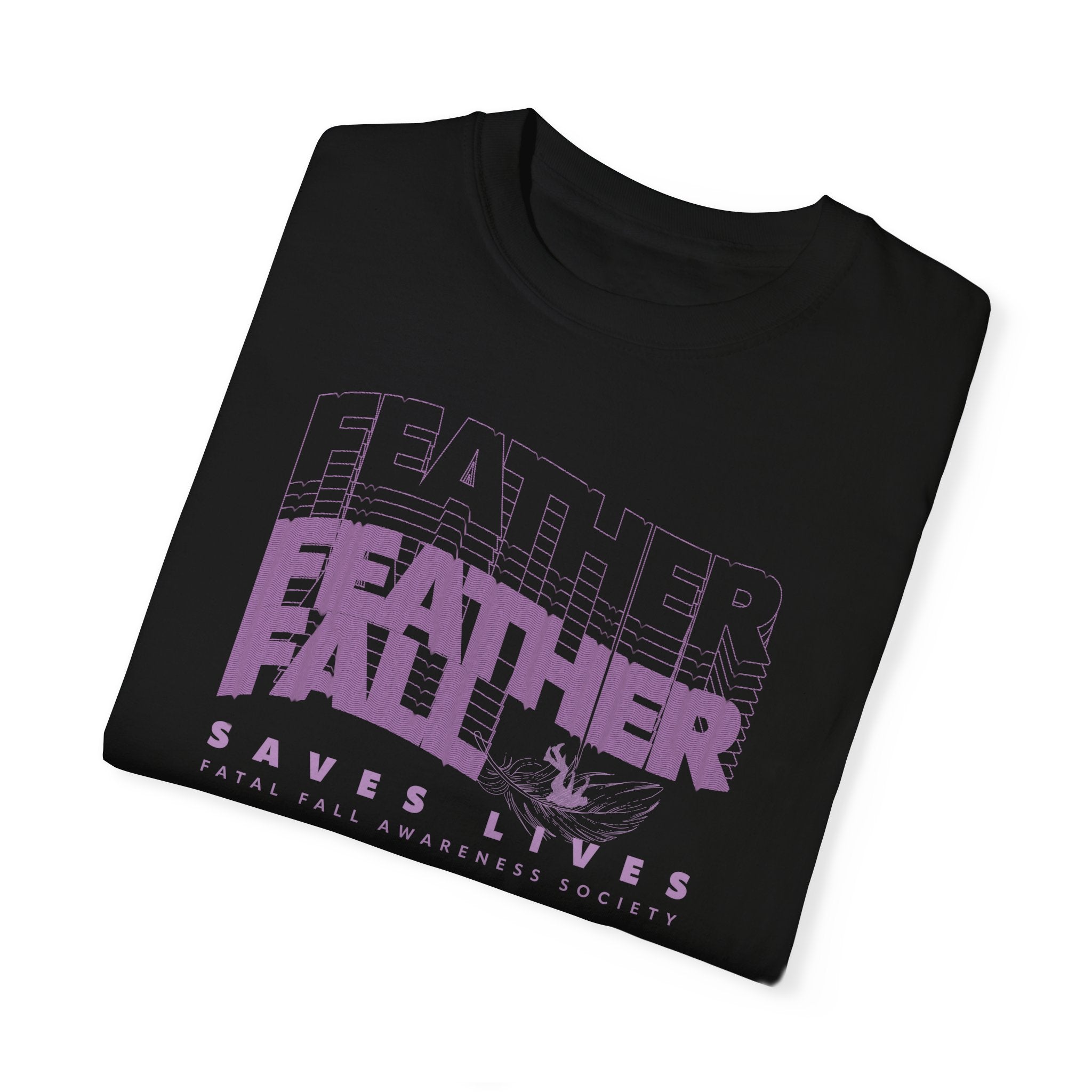 Feather Fall | Comfort Colors Premium T-shirt - T-Shirt - Ace of Gnomes - 10458707828977469086
