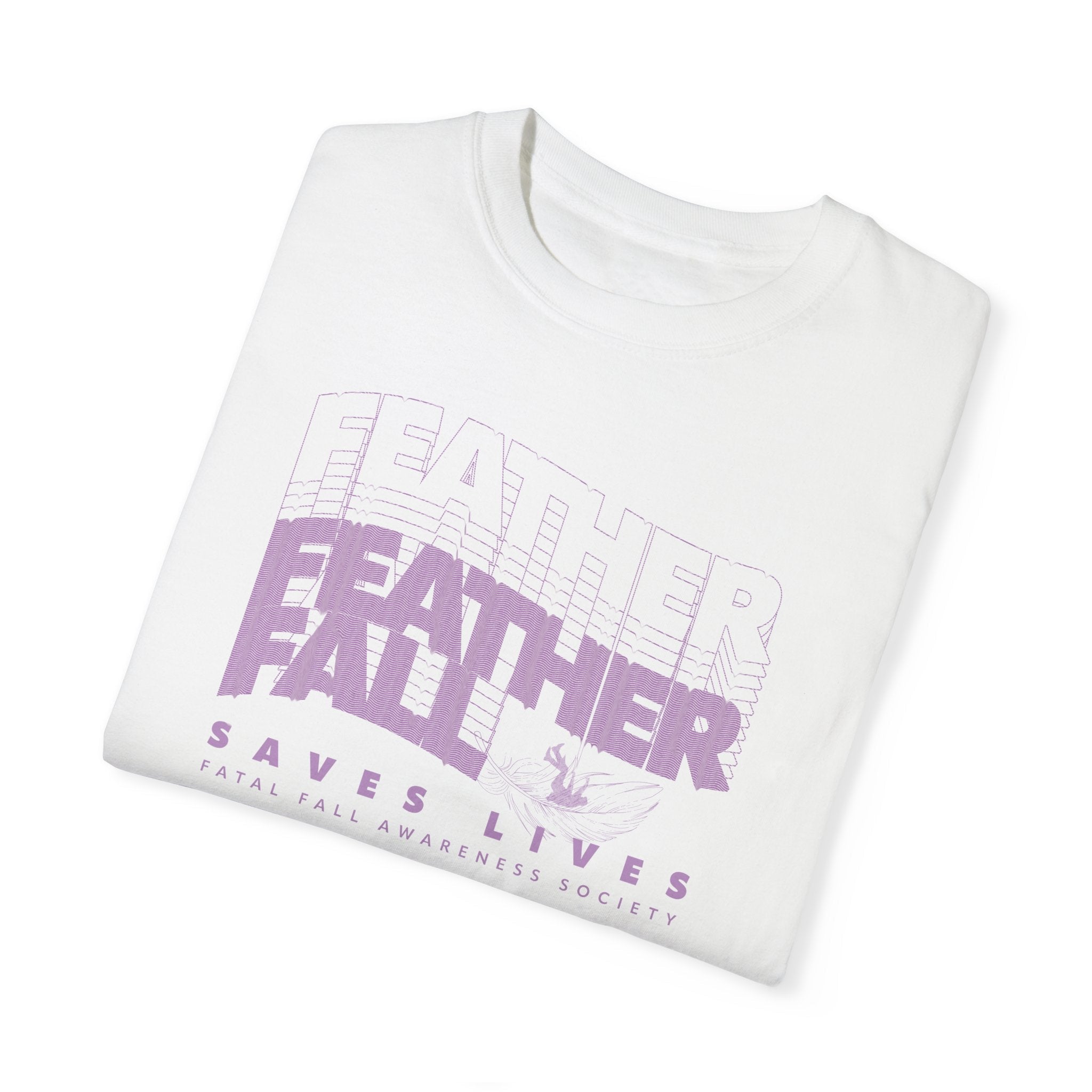 Feather Fall | Comfort Colors Premium T-shirt - T-Shirt - Ace of Gnomes - 45174530401527984522