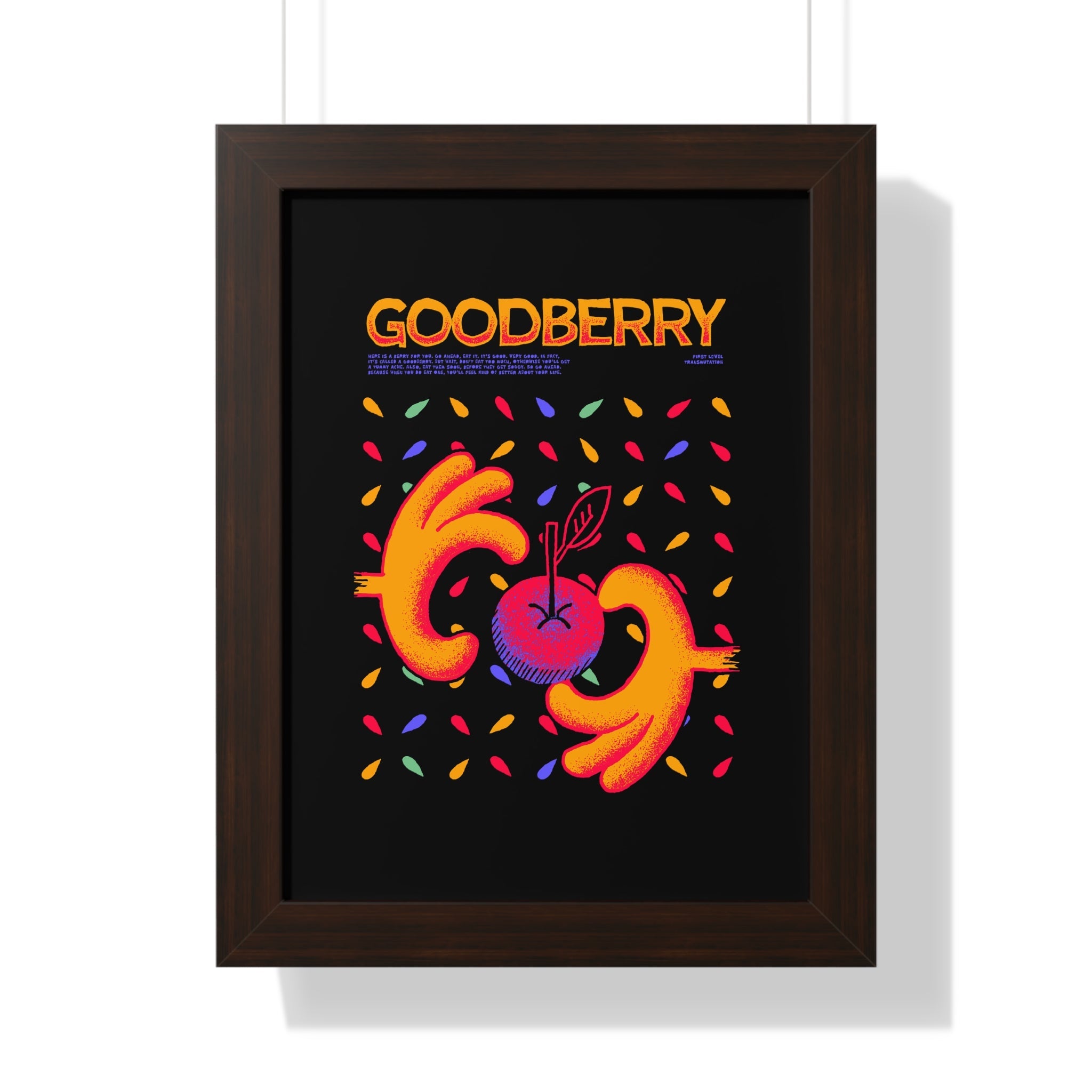 Goodberry | Framed Poster - Framed Poster - Ace of Gnomes - 11221981344749488074