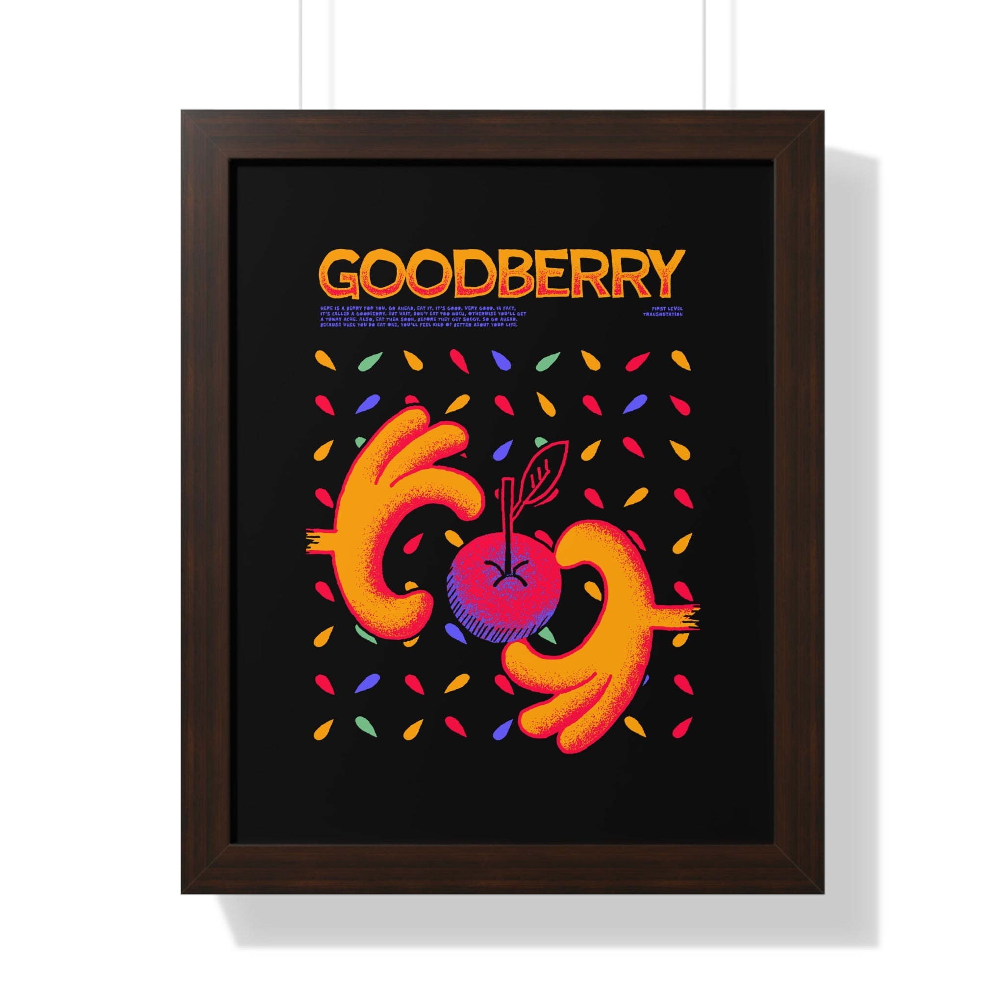 Goodberry | Framed Poster - Framed Poster - Ace of Gnomes - 26720588997232931309