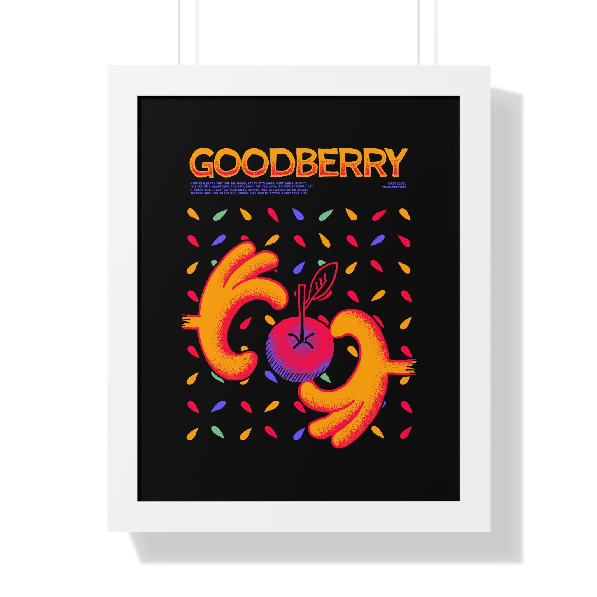 Goodberry | Framed Poster - Framed Poster - Ace of Gnomes - 85100598124068840166