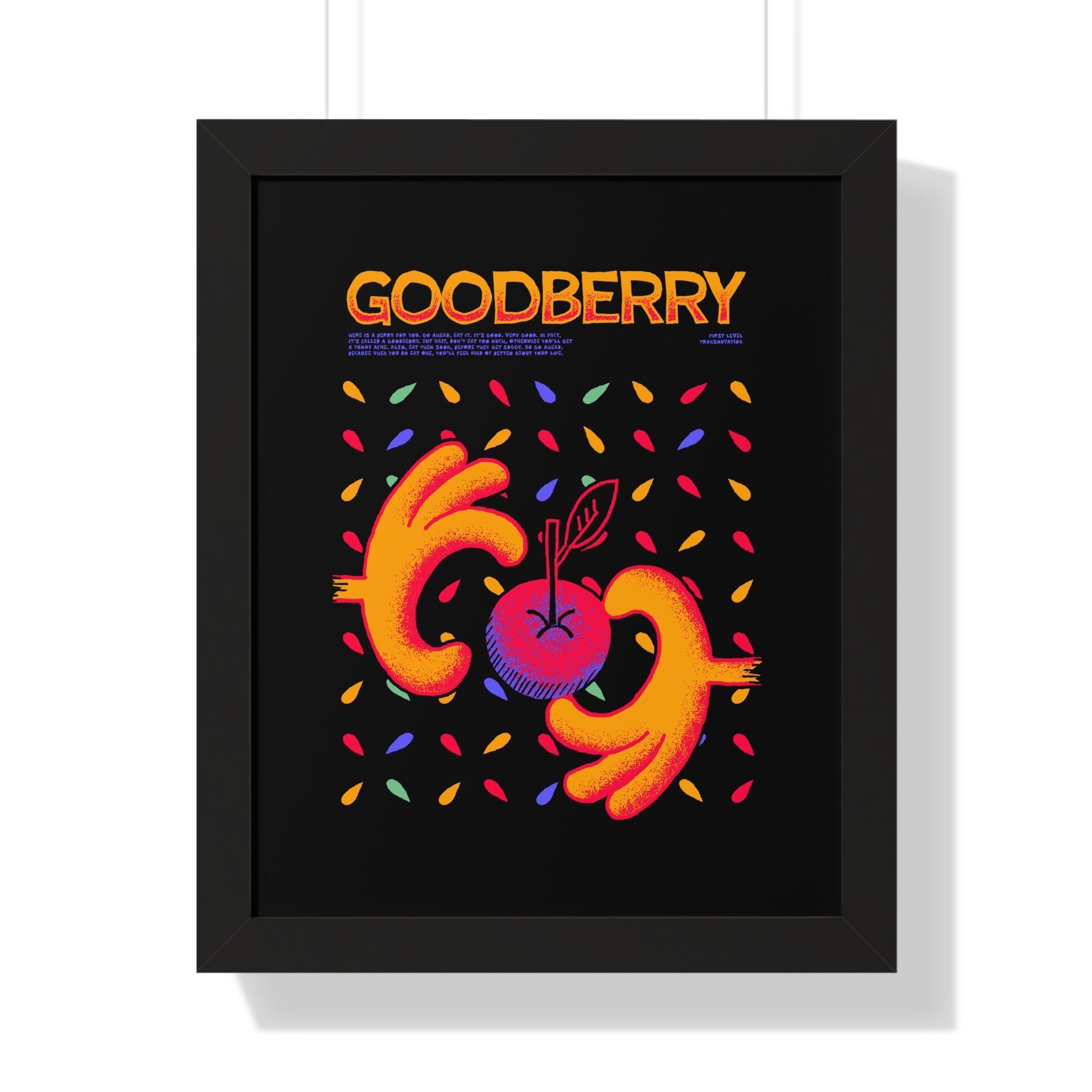Goodberry | Framed Poster - Framed Poster - Ace of Gnomes - 23594299042179227498