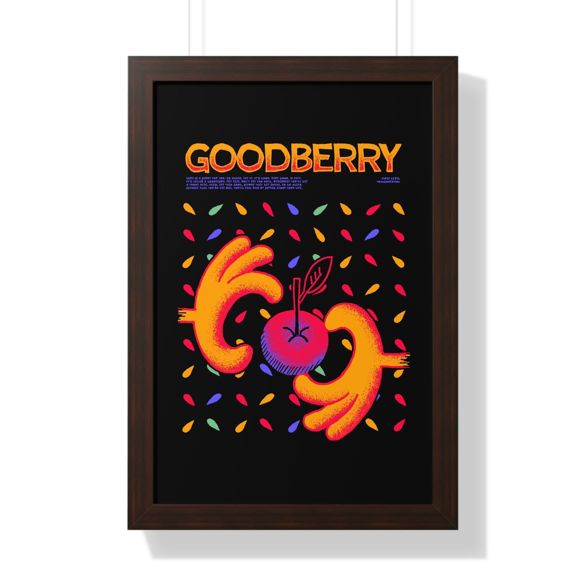 Goodberry | Framed Poster - Framed Poster - Ace of Gnomes - 19231114408229005421