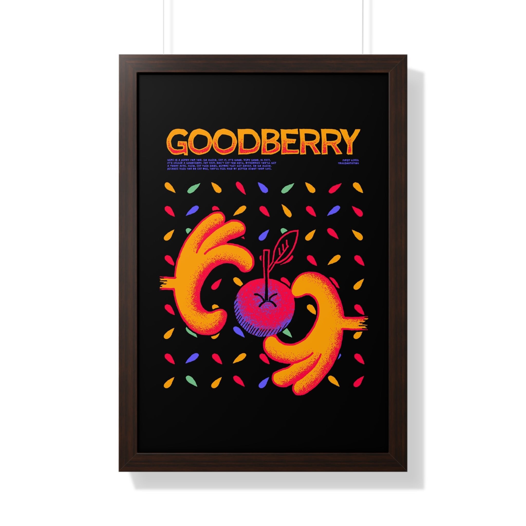 Goodberry | Framed Poster - Framed Poster - Ace of Gnomes - 27989968859412533370