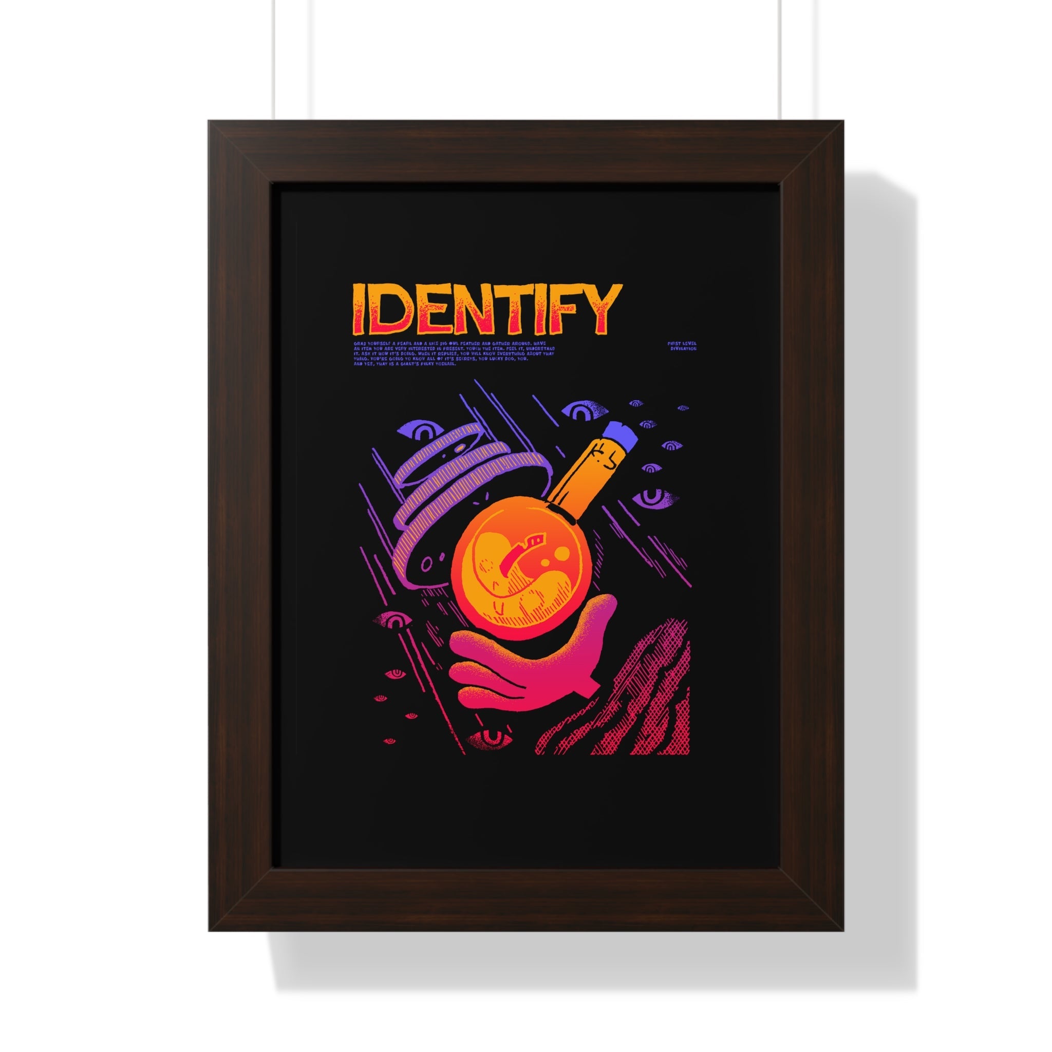 Identify | Framed Poster - Framed Poster - Ace of Gnomes - 21348584701558412965