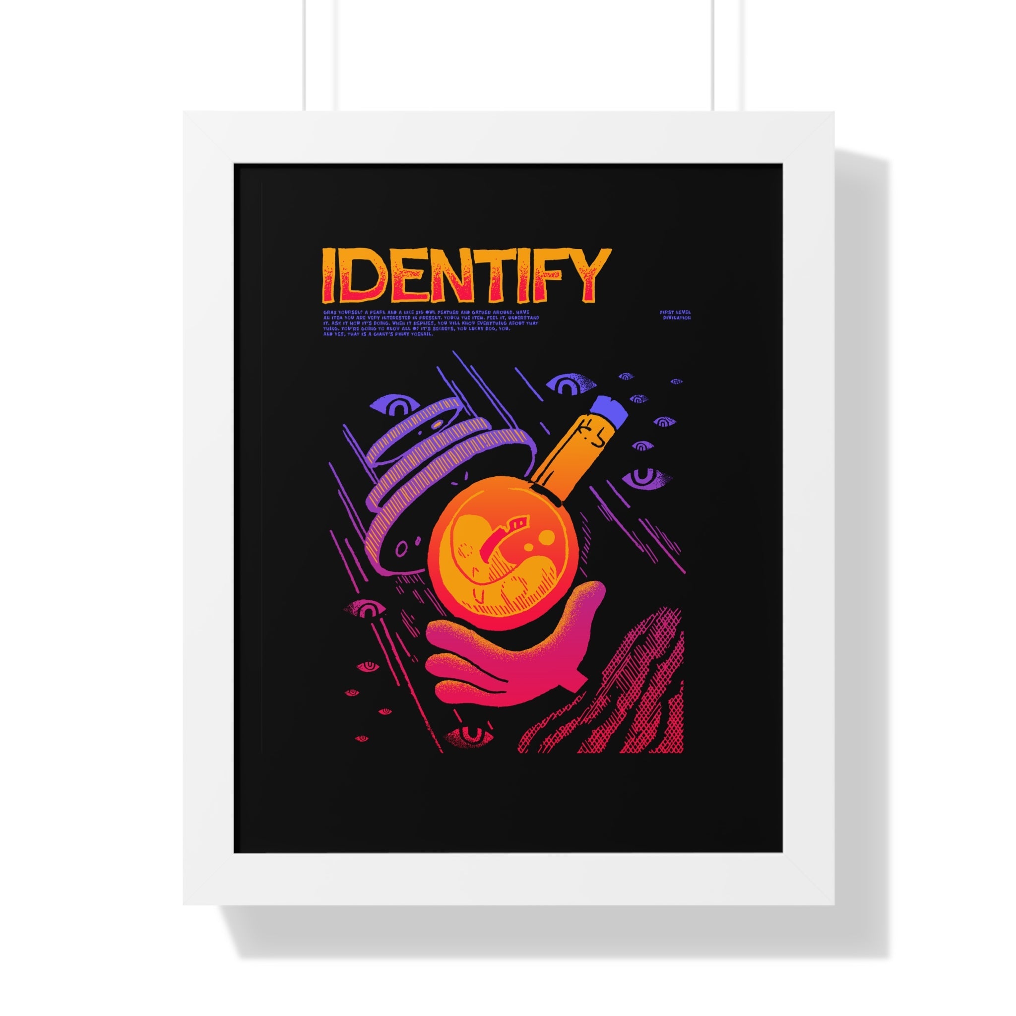 Identify | Framed Poster - Framed Poster - Ace of Gnomes - 65960573582634973695