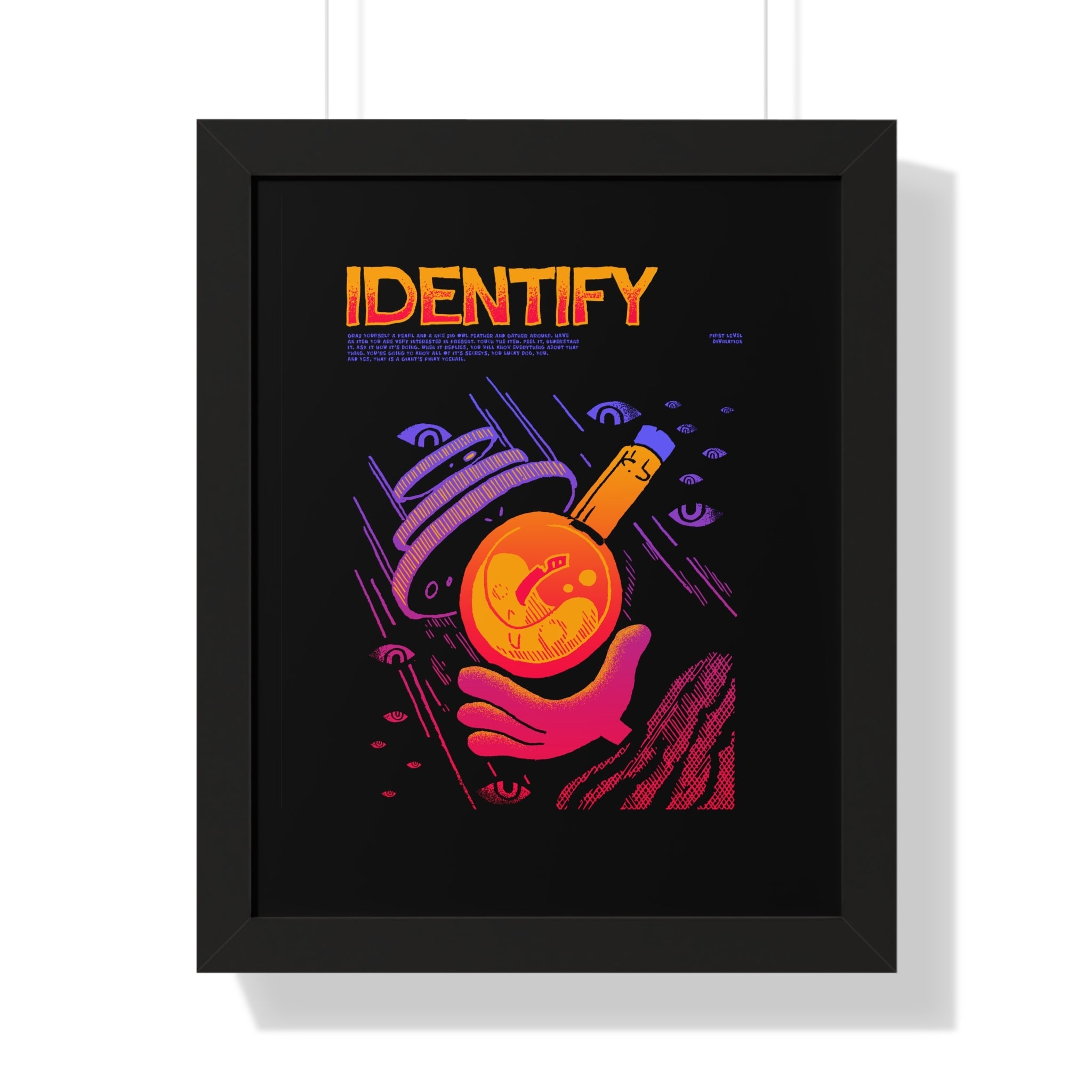 Identify | Framed Poster - Framed Poster - Ace of Gnomes - 25299396965575714753