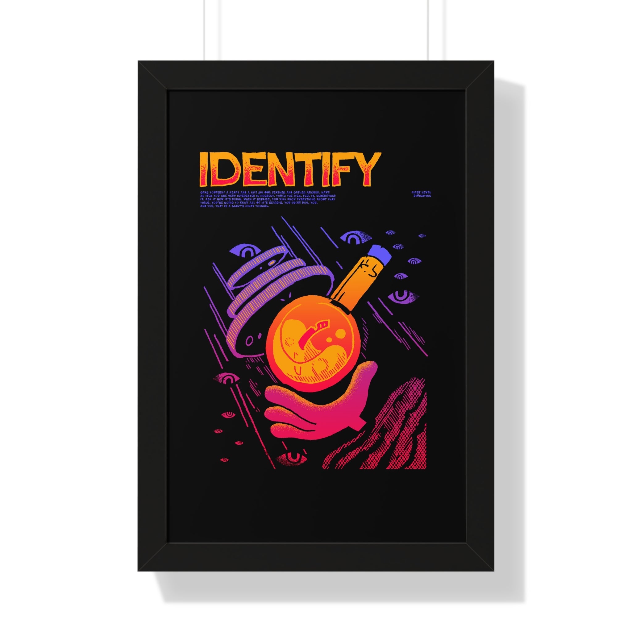 Identify | Framed Poster - Framed Poster - Ace of Gnomes - 28393378941888694790
