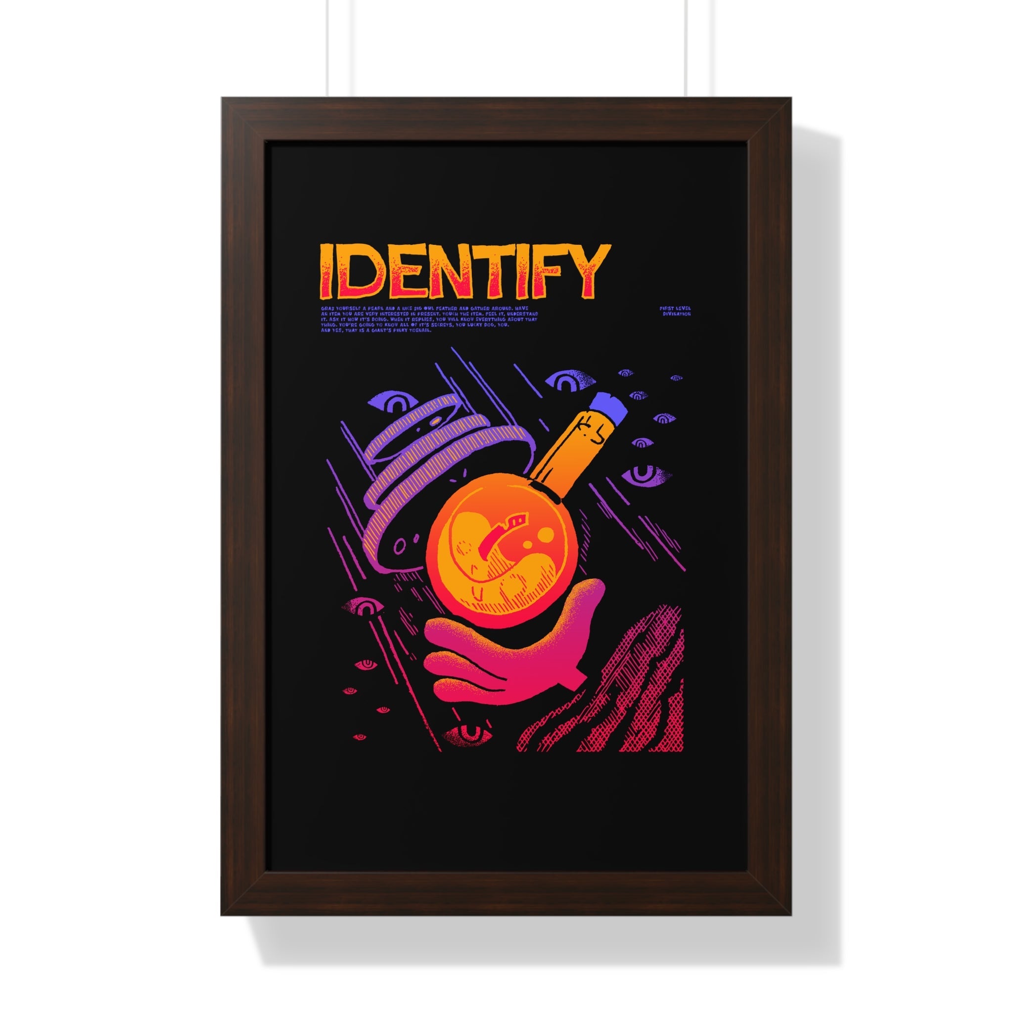 Identify | Framed Poster - Framed Poster - Ace of Gnomes - 92359991560886131158