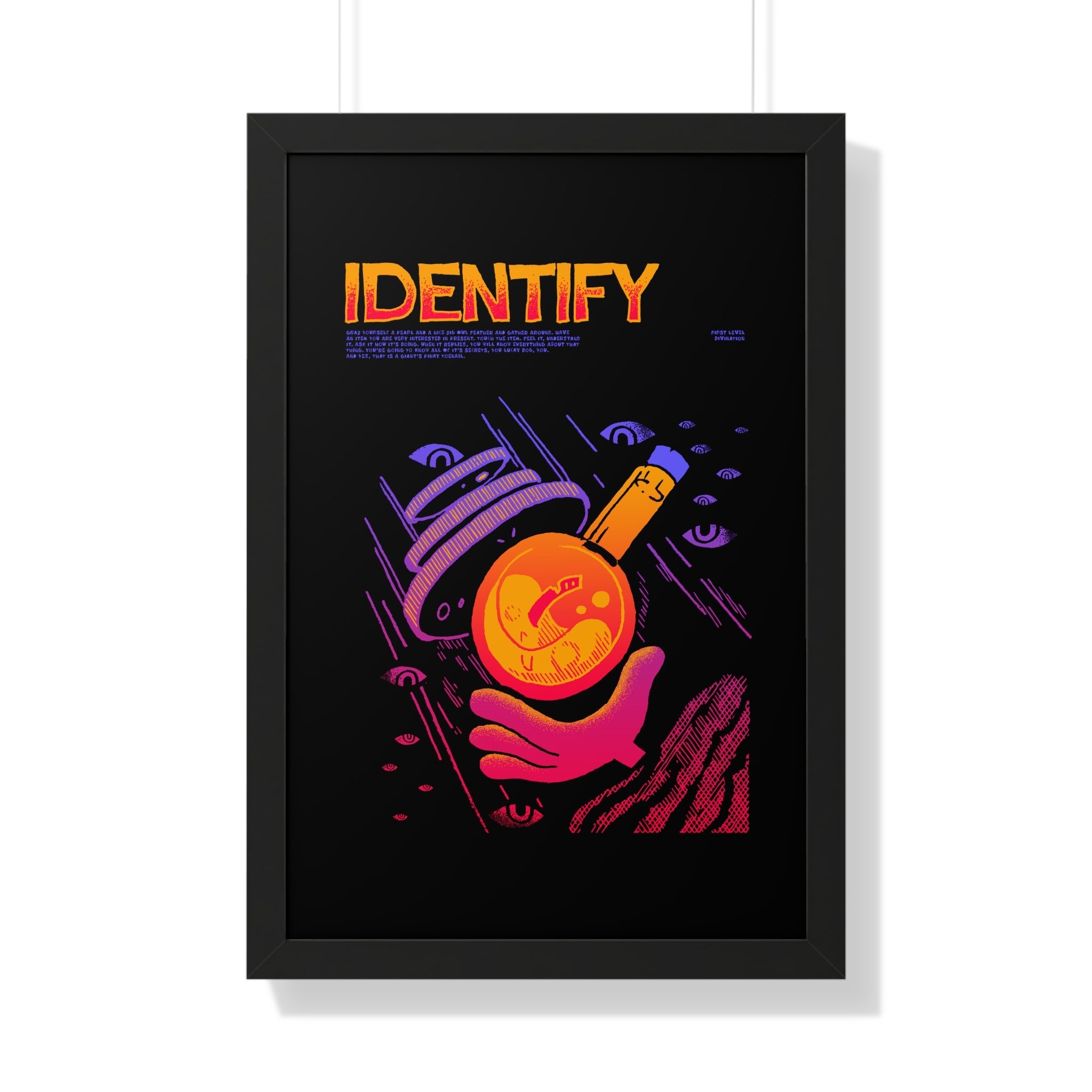Identify | Framed Poster - Framed Poster - Ace of Gnomes - 18529739692701442962