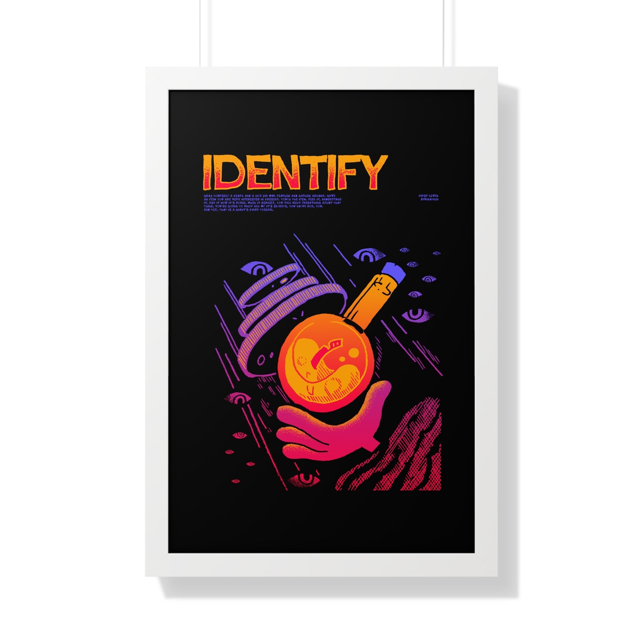 Identify | Framed Poster - Framed Poster - Ace of Gnomes - 49322953001737354269