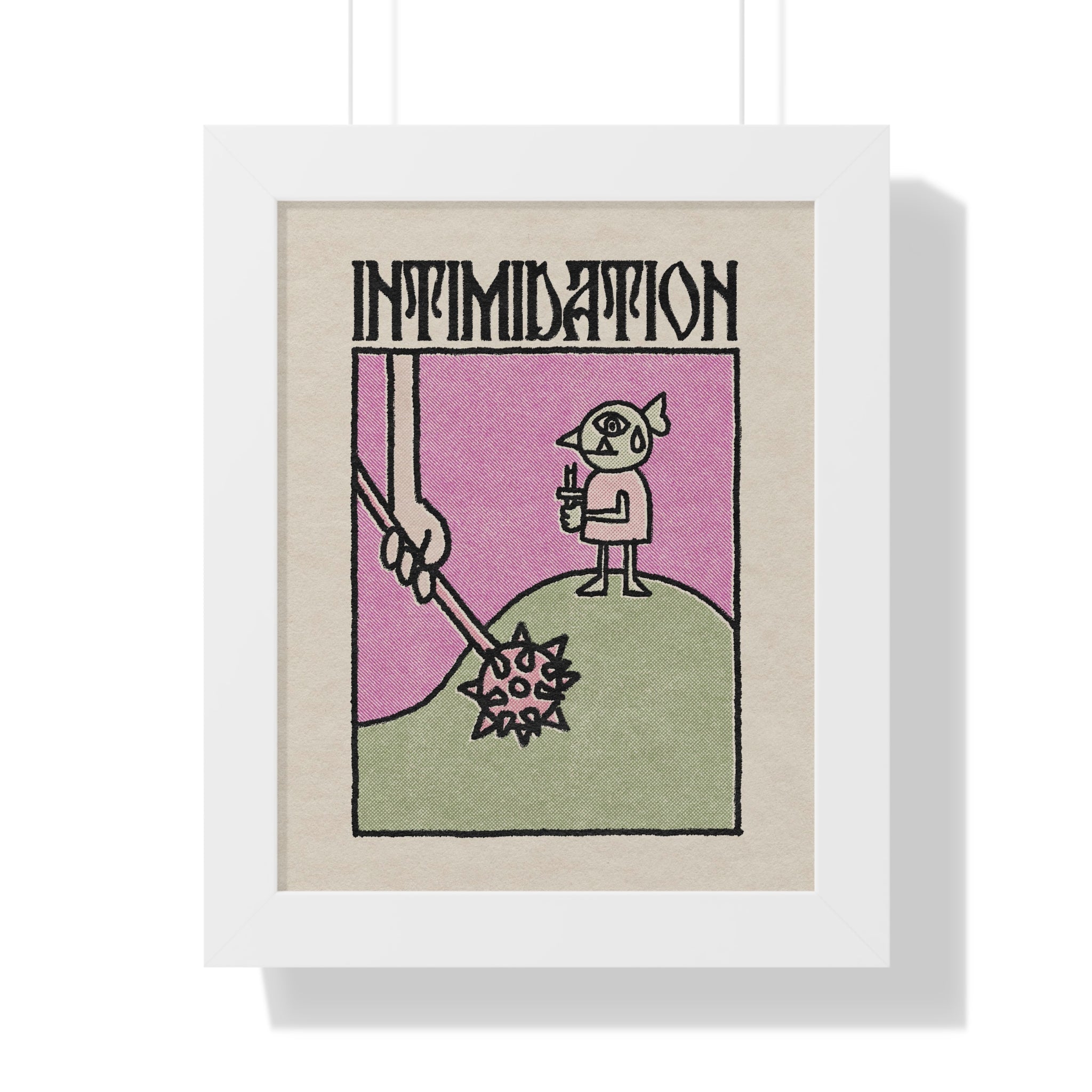 Intimidation | Framed Poster - Poster - Ace of Gnomes - 16950126590028611524