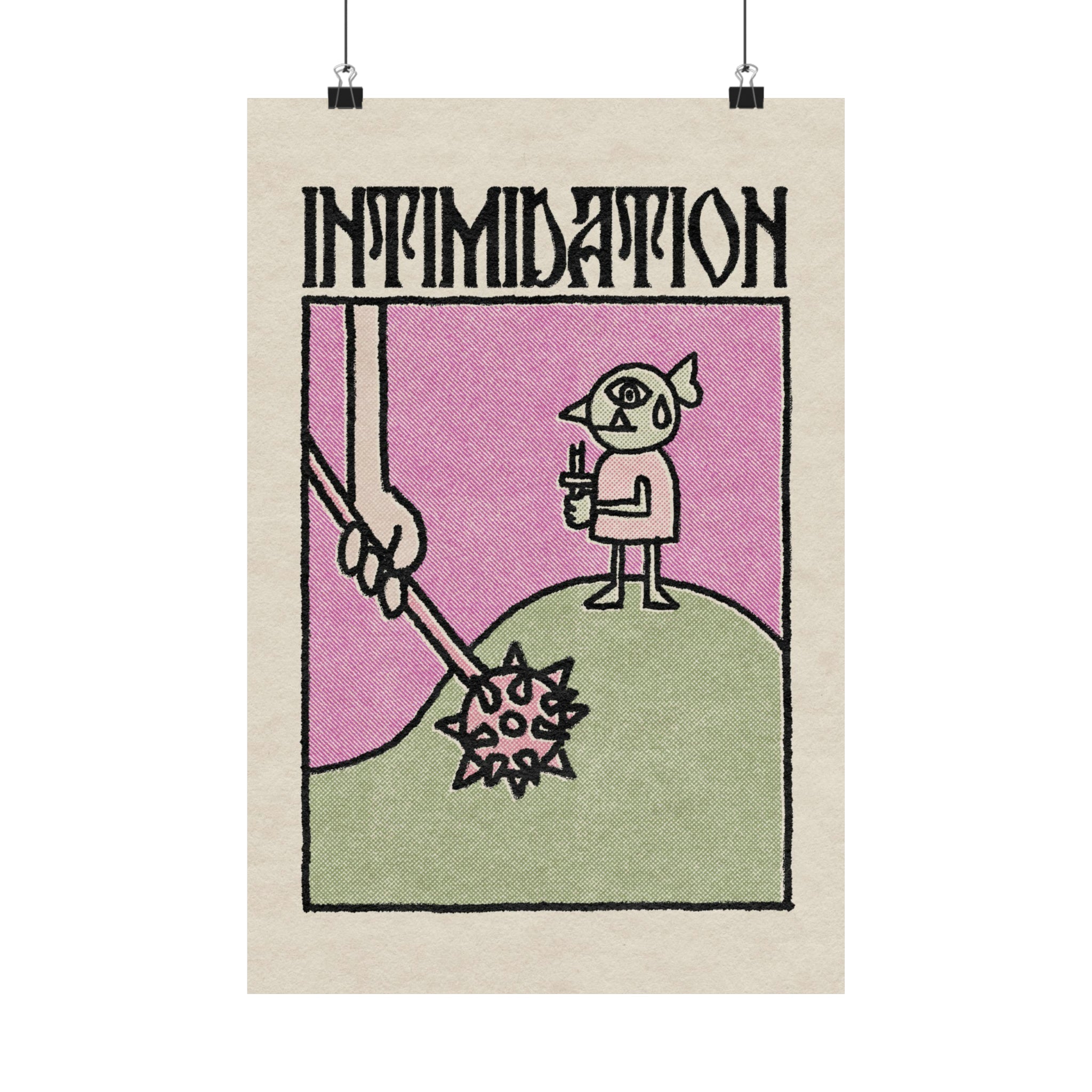 Intimidation | Premium Matte Poster - Poster - Ace of Gnomes - 18117864033677744668